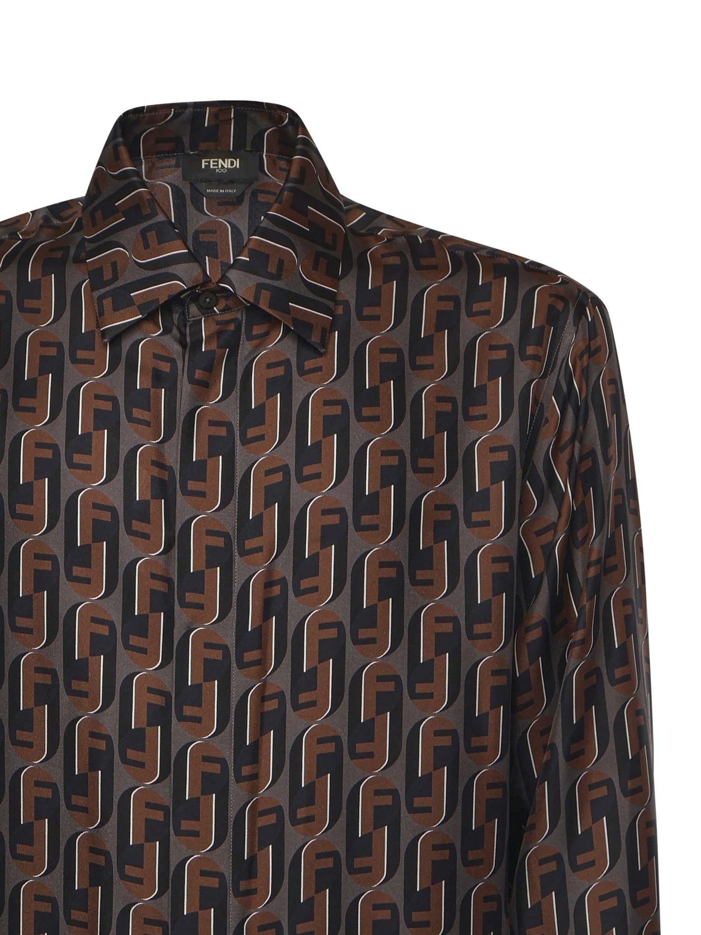 Camicia in seta stampata