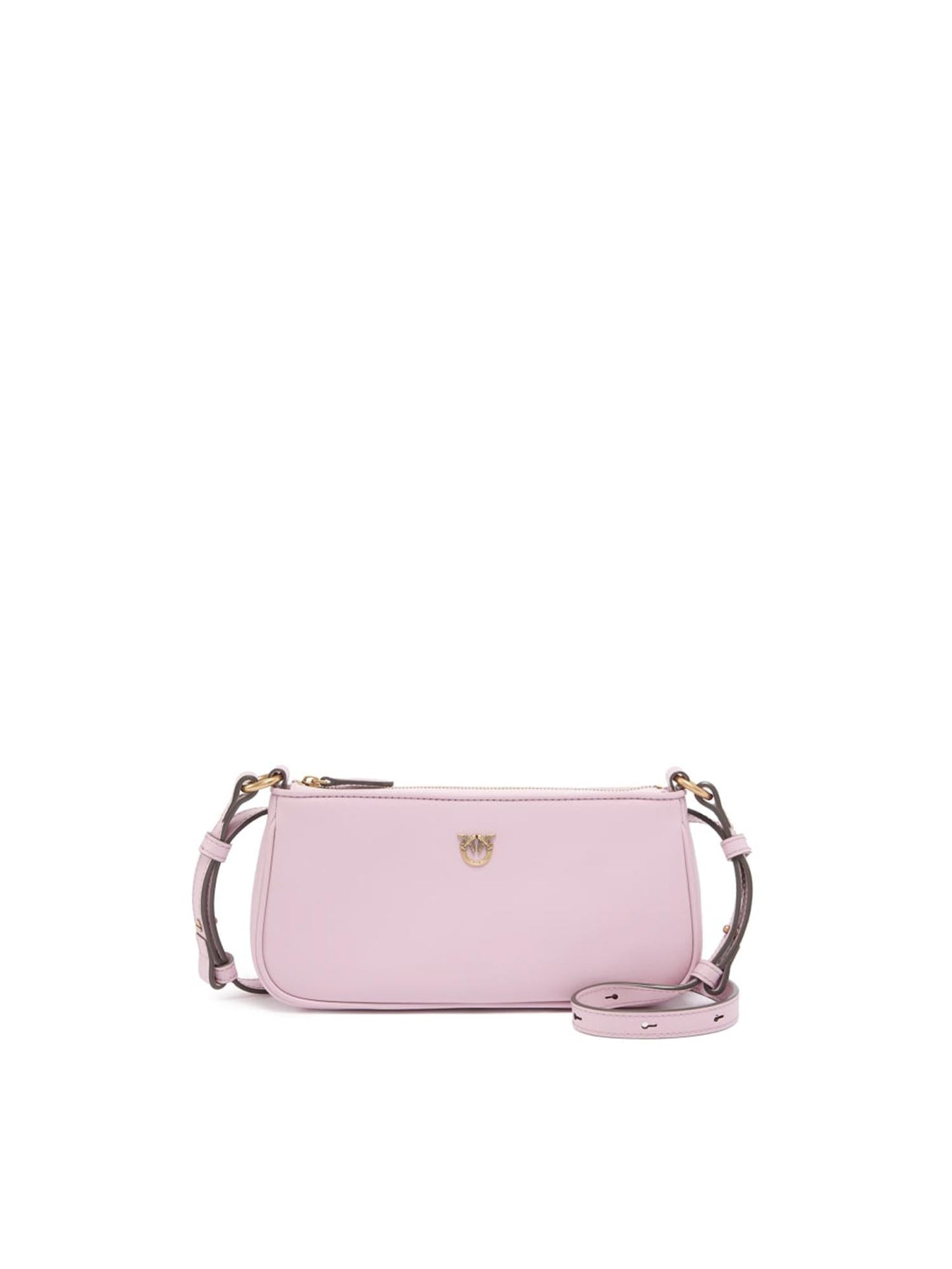 Borsa a tracolla Mini Half Moon Horizontal in pelle