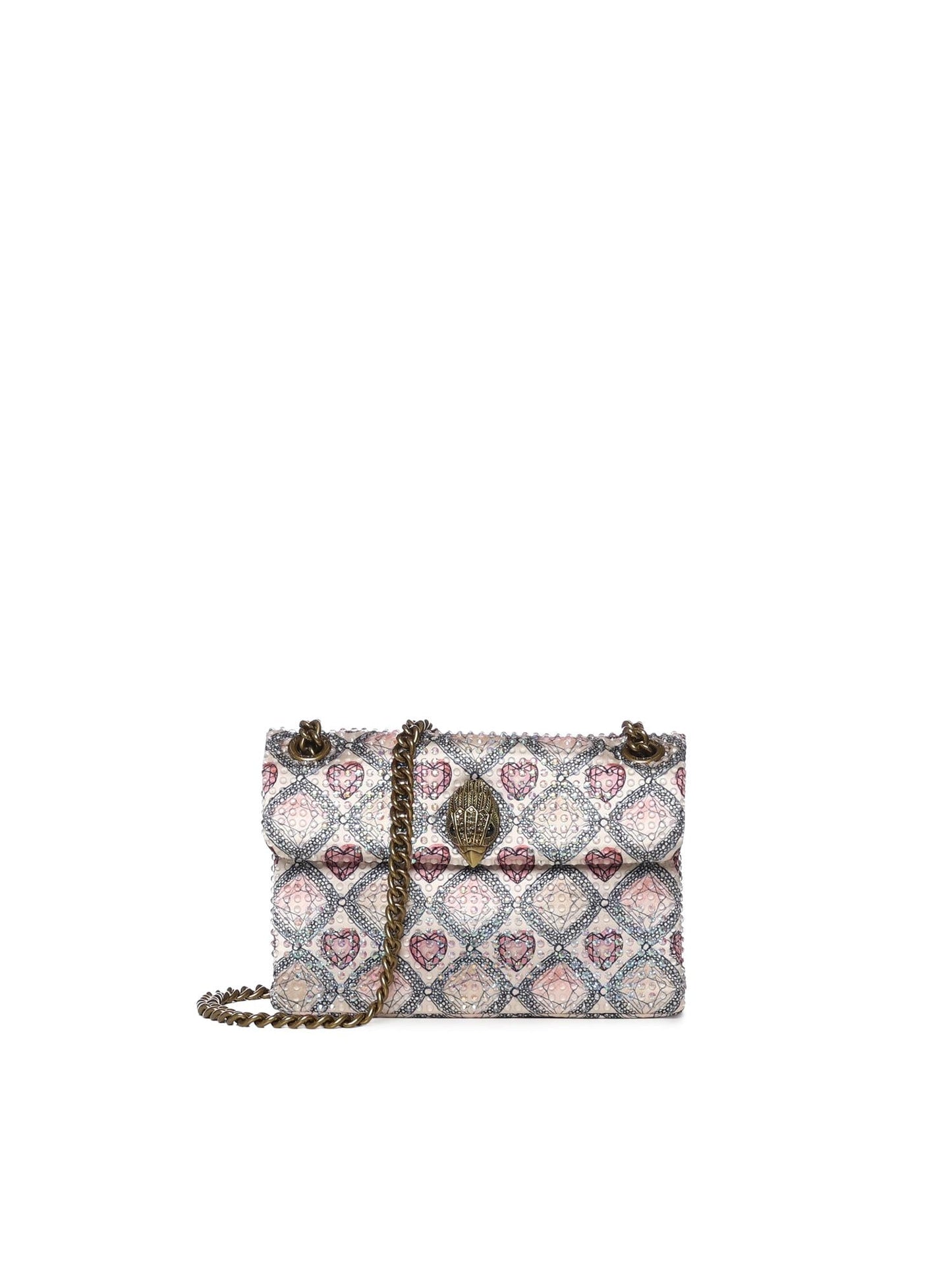 Mini bag Kensington con cristalli