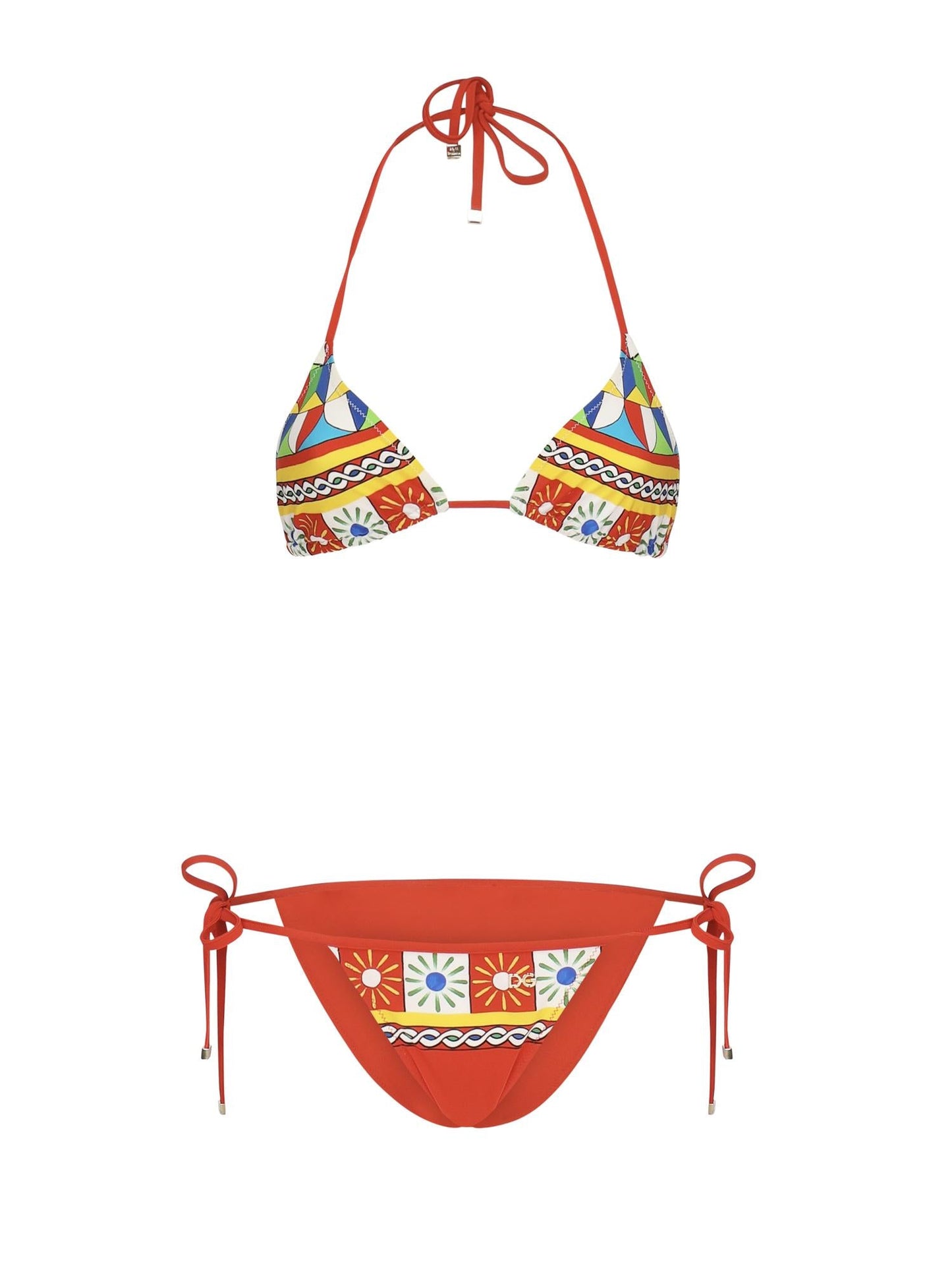 Bikini a triangolo con stampa