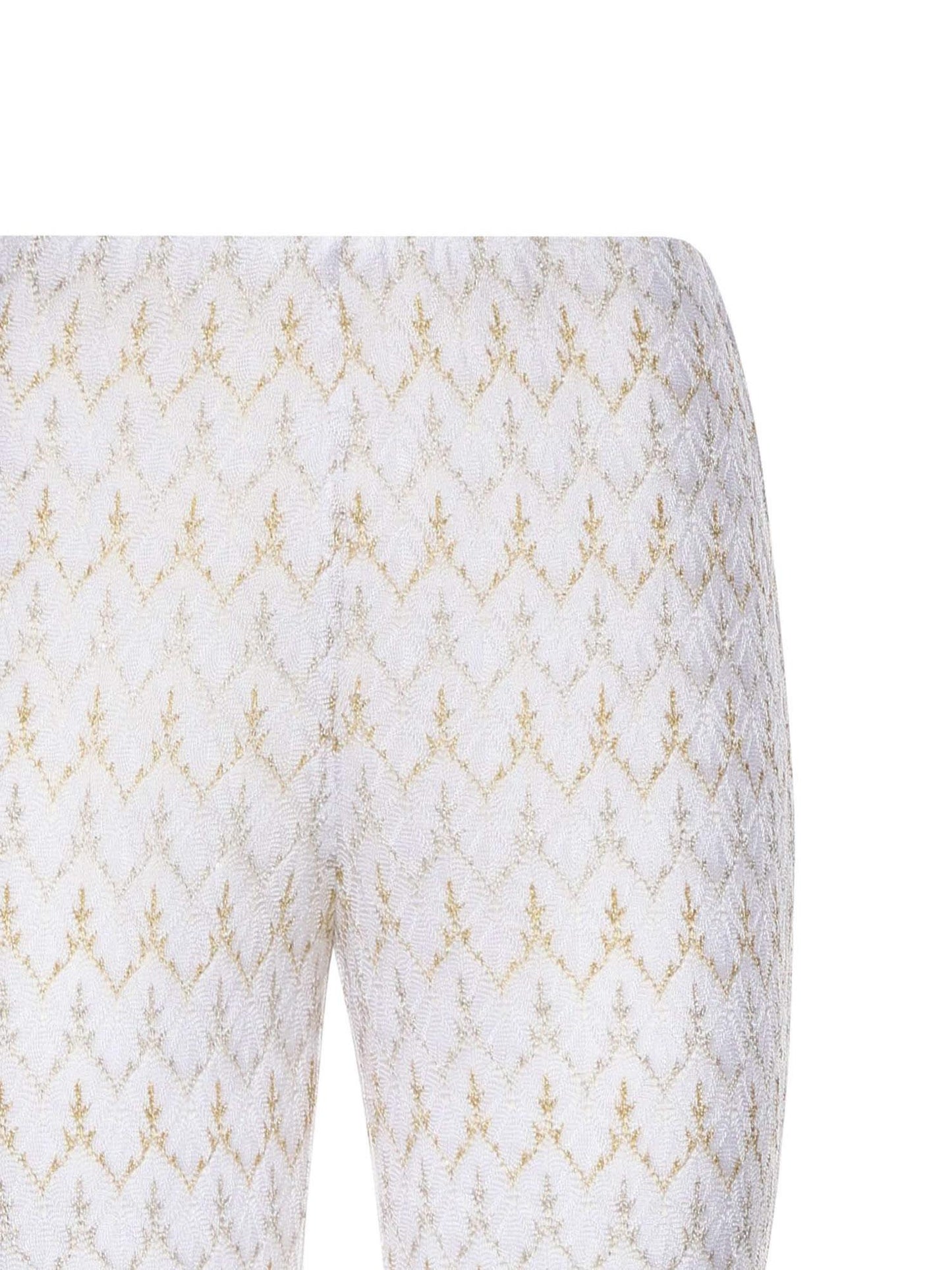 Pantaloni in pizzo zig zag