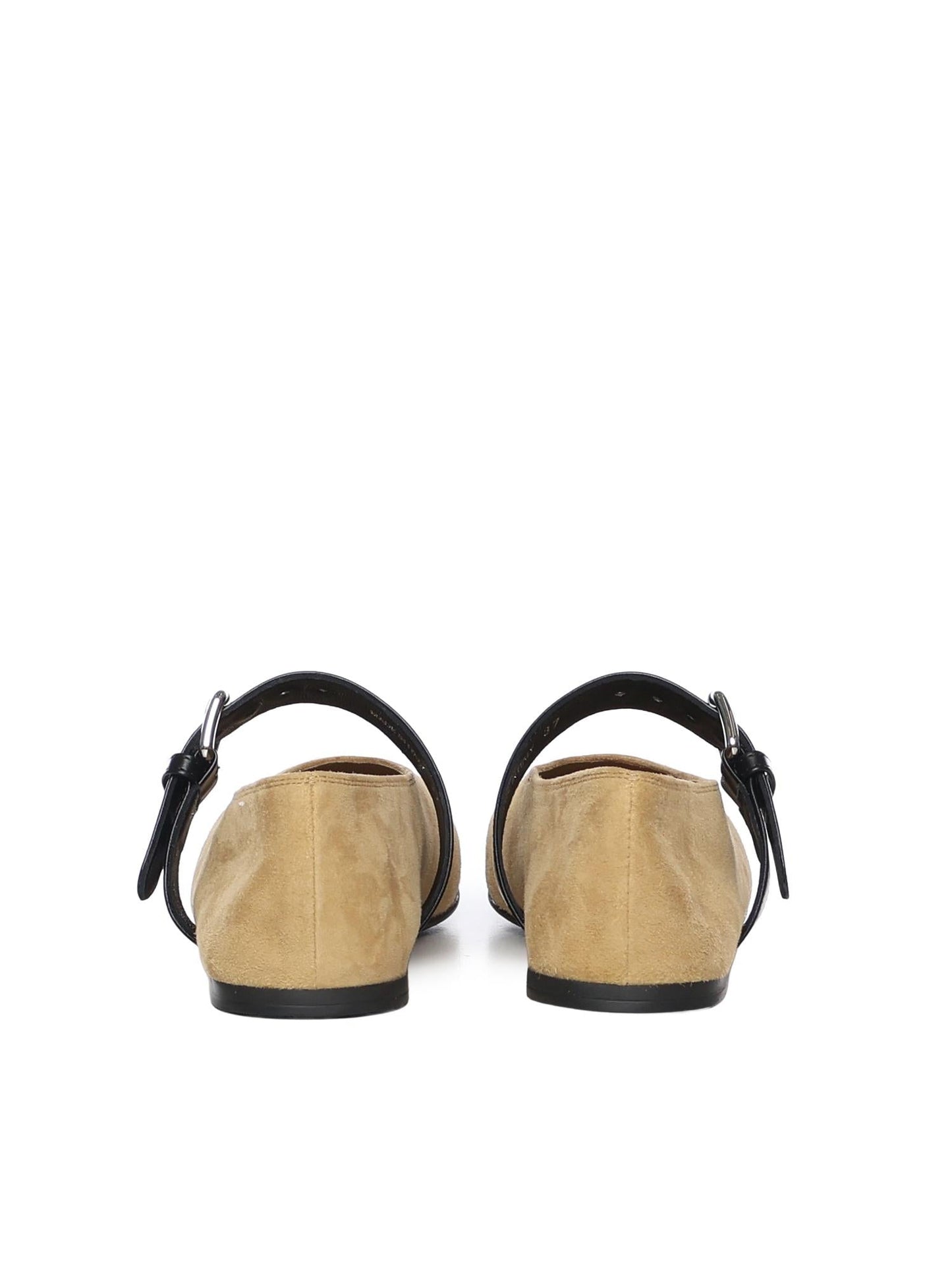 Ballerine in pelle scamosciata