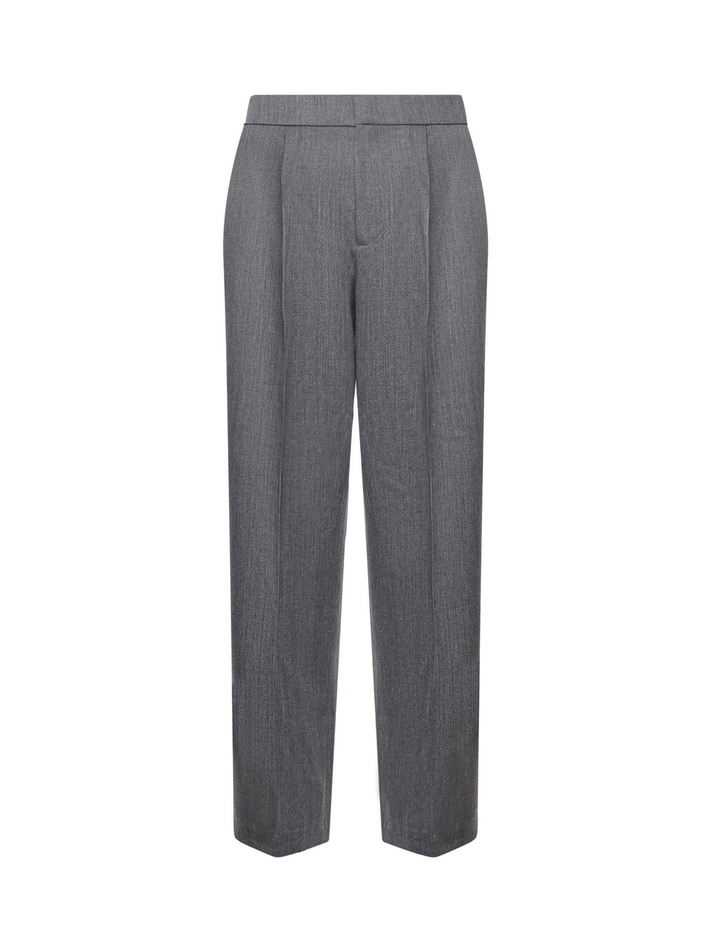 Pantaloni in misto lana con pinces
