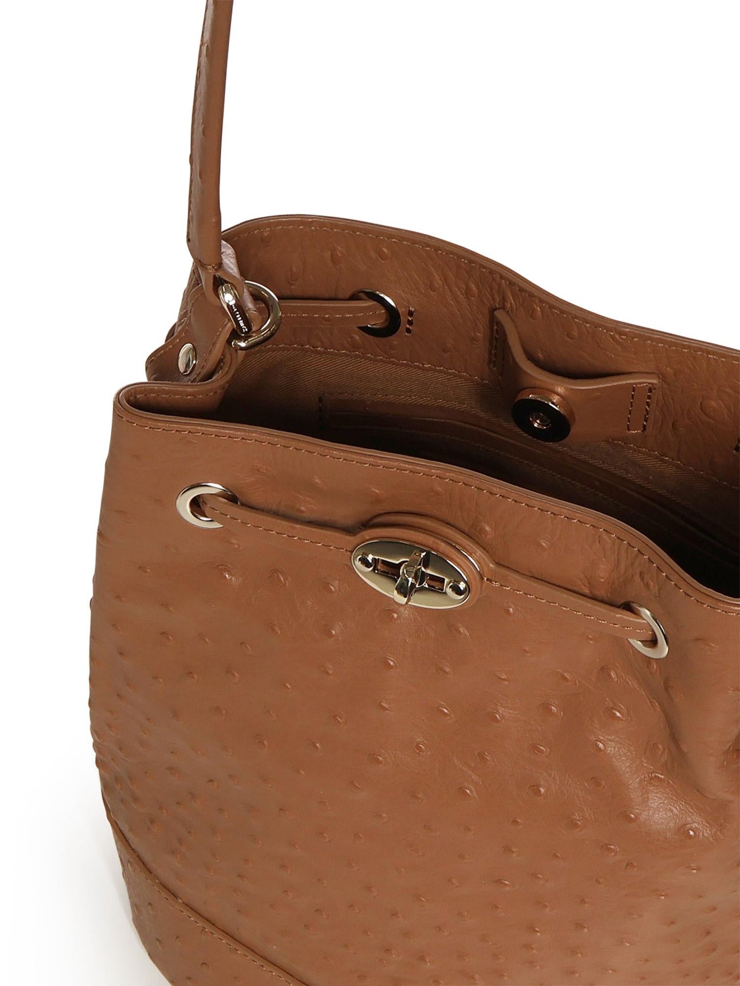 Borsa Mondà'® small in pelle cactus