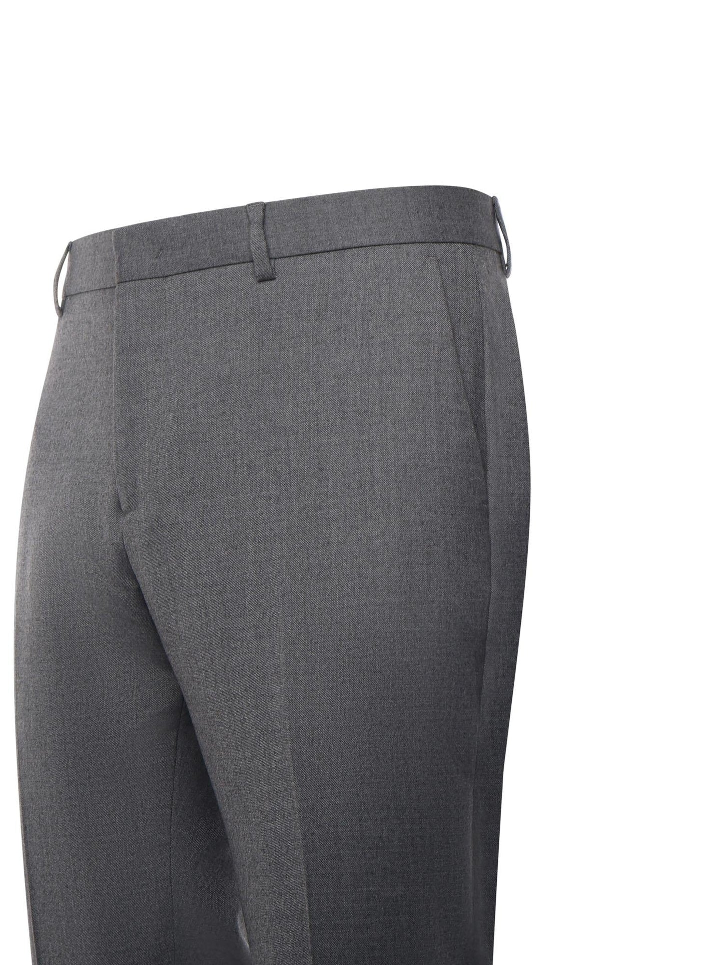 Pantaloni sartoriali in gabardine di misto lana