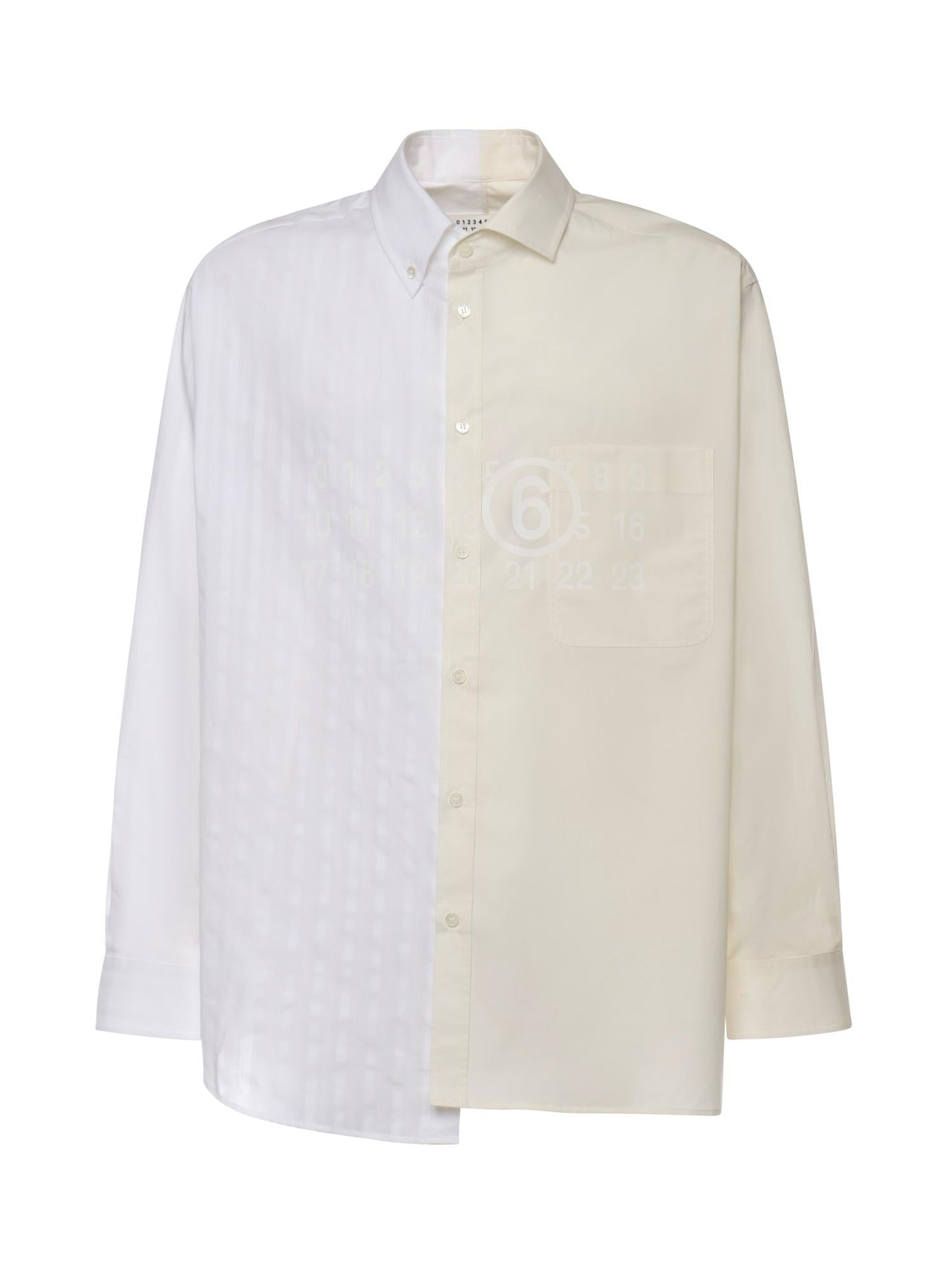 Camicia Numeric Signature MM6 in cotone