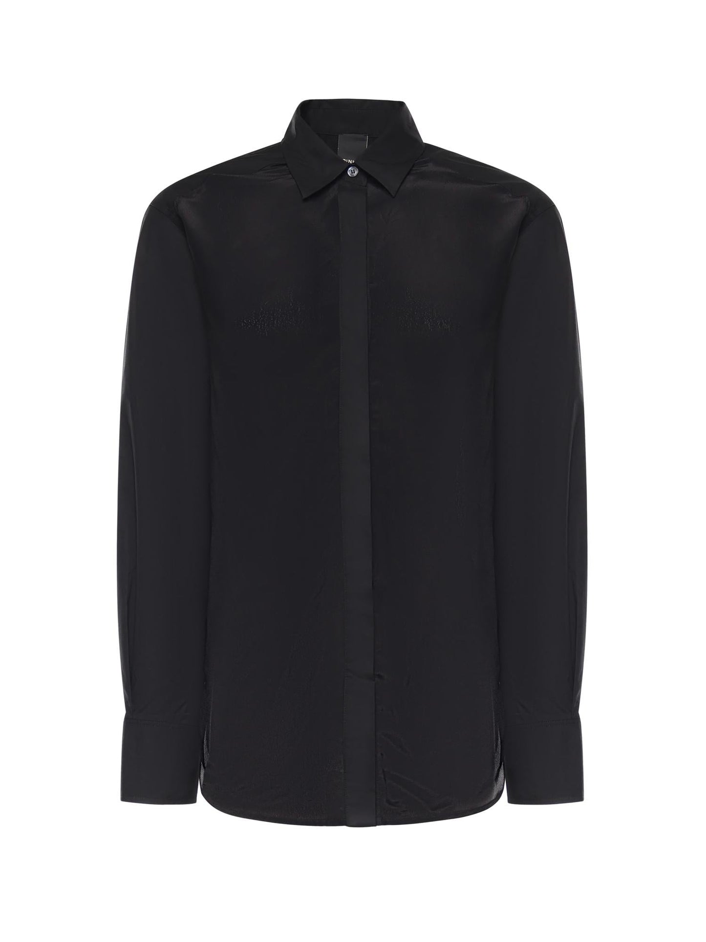 Camicia in popeline e crêpe