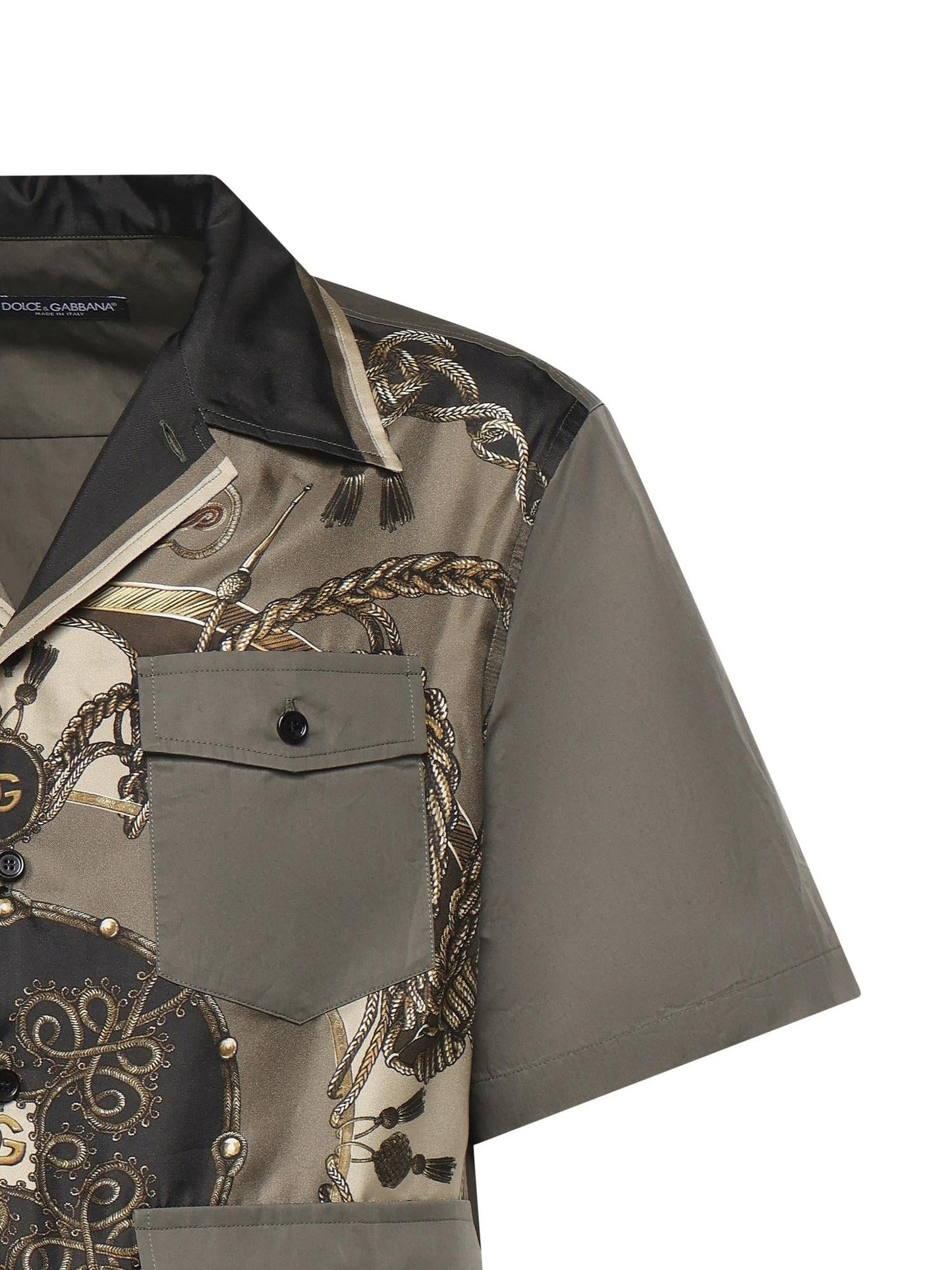 Camicia in seta con stampa