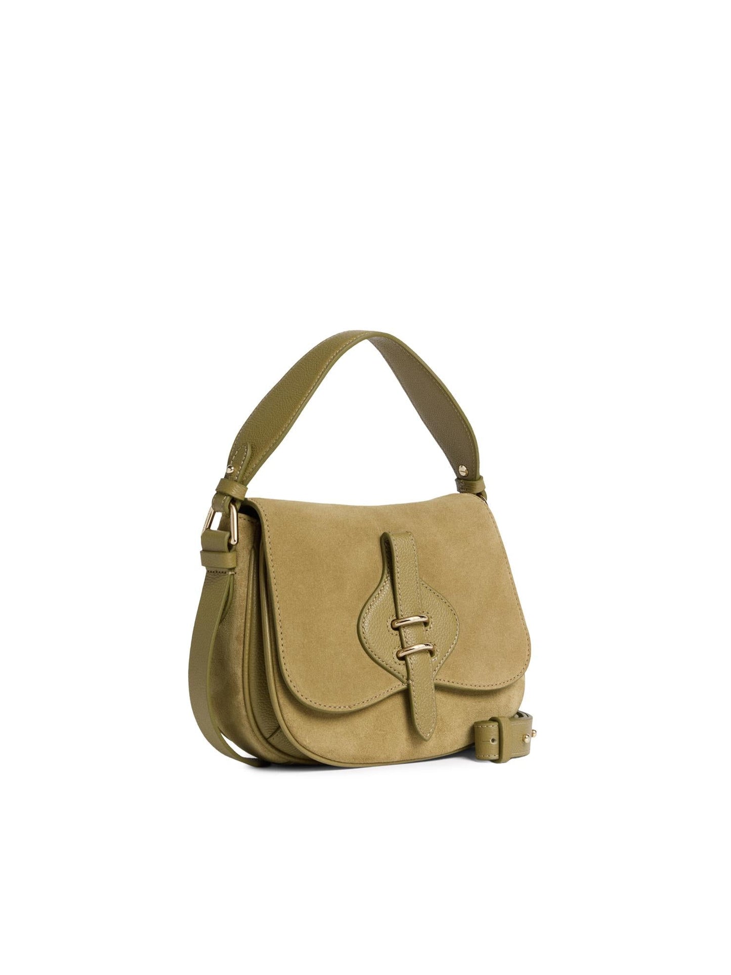 Borsa a spalla Mavery Small in suede