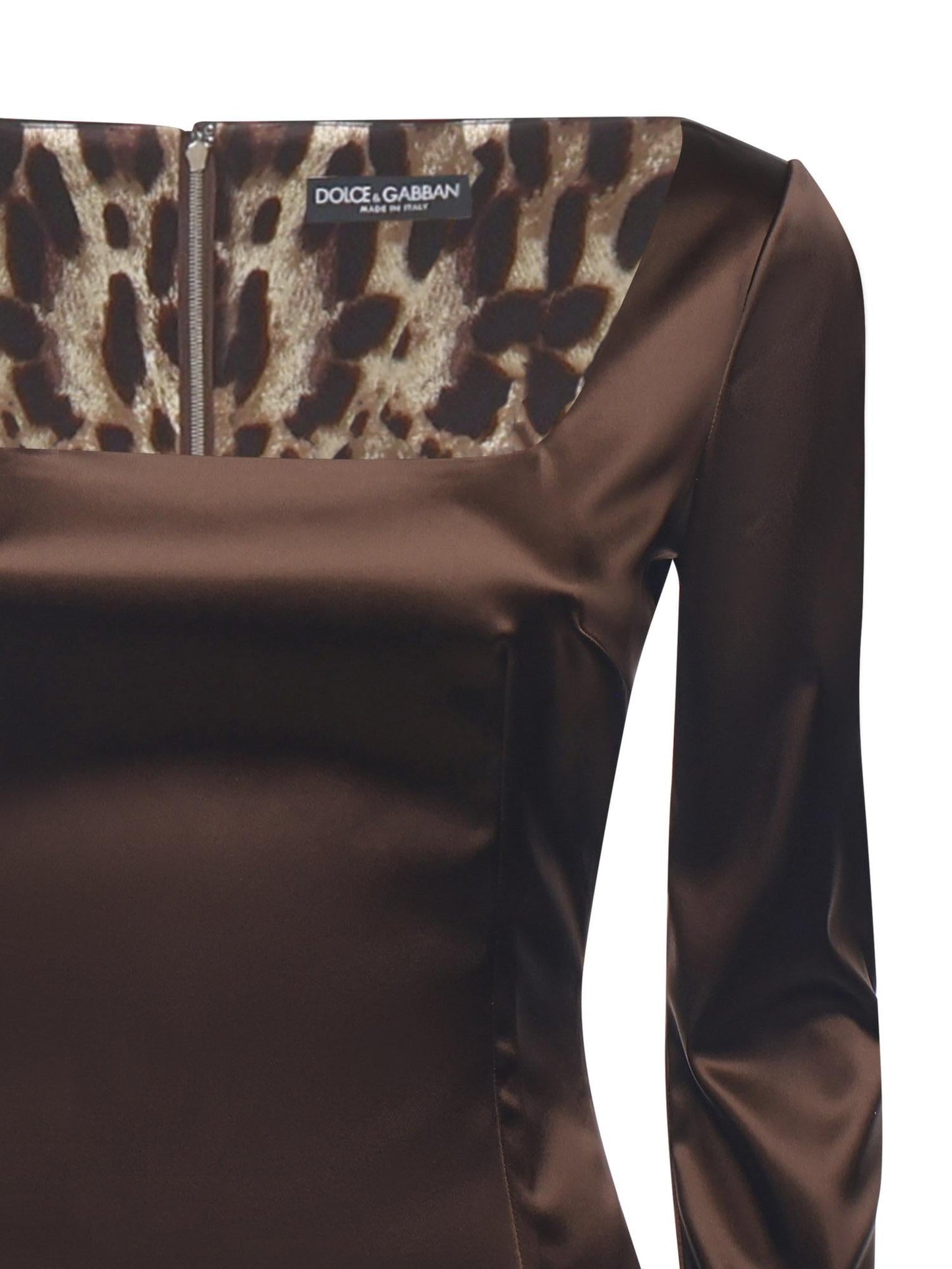 Abito in raso stretch