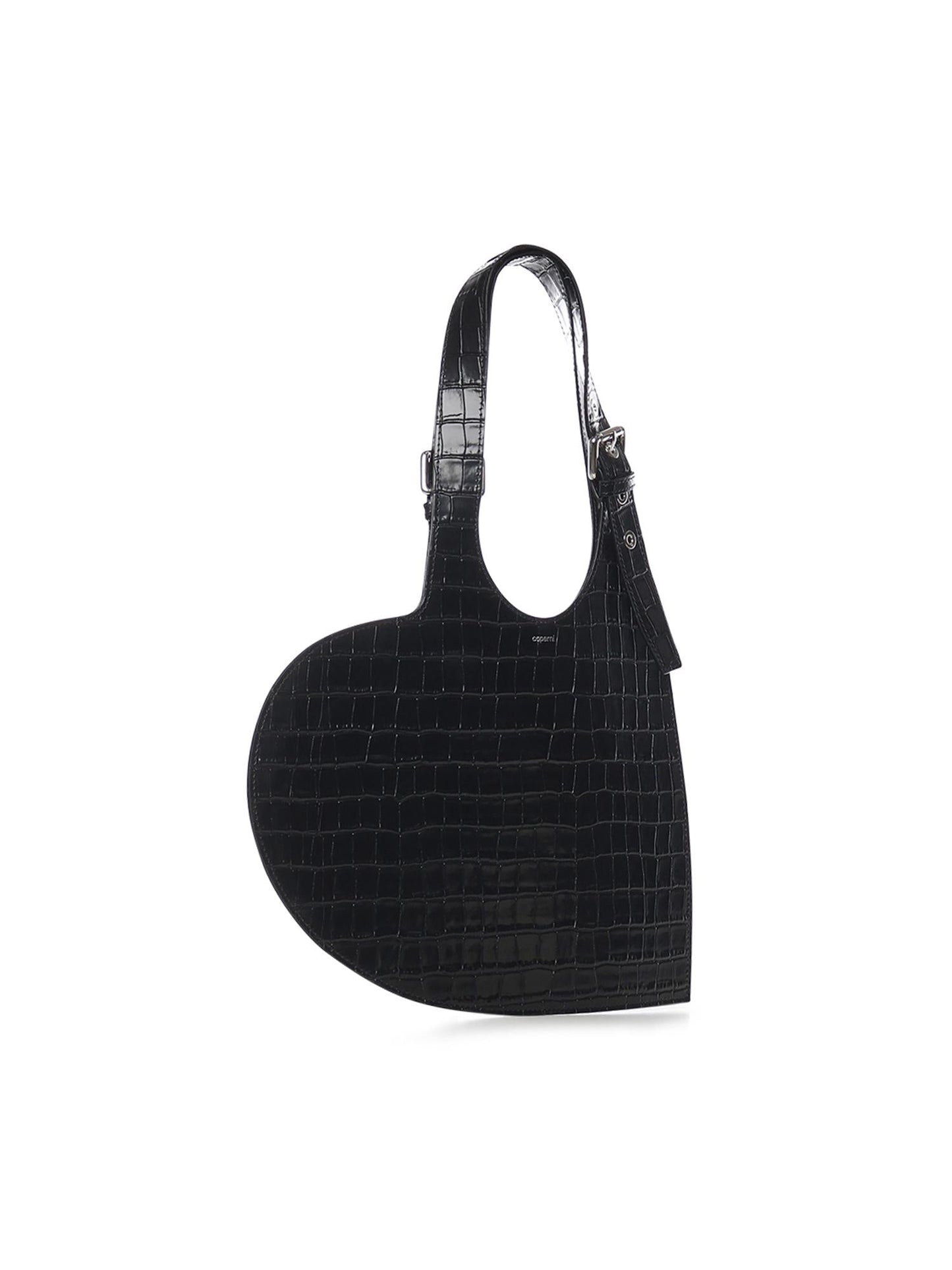 Borsa Croco Heart in pelle