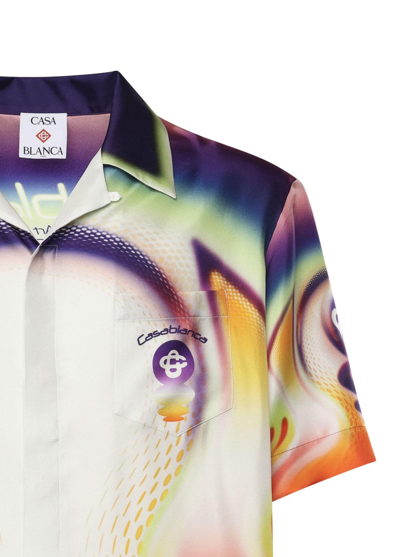 Camicia in seta con stampa