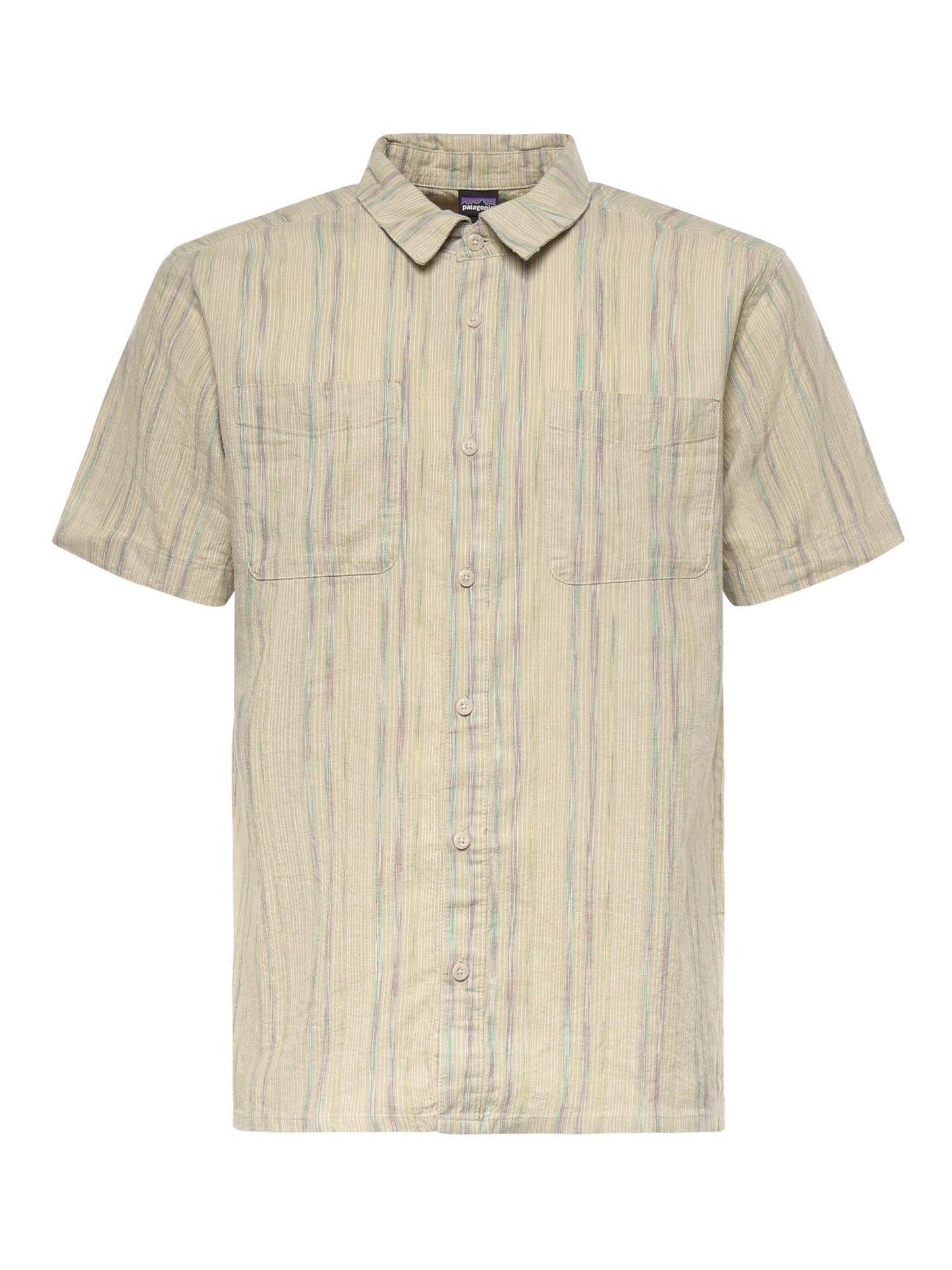 Camicia Back Step in misto canapa e cotone