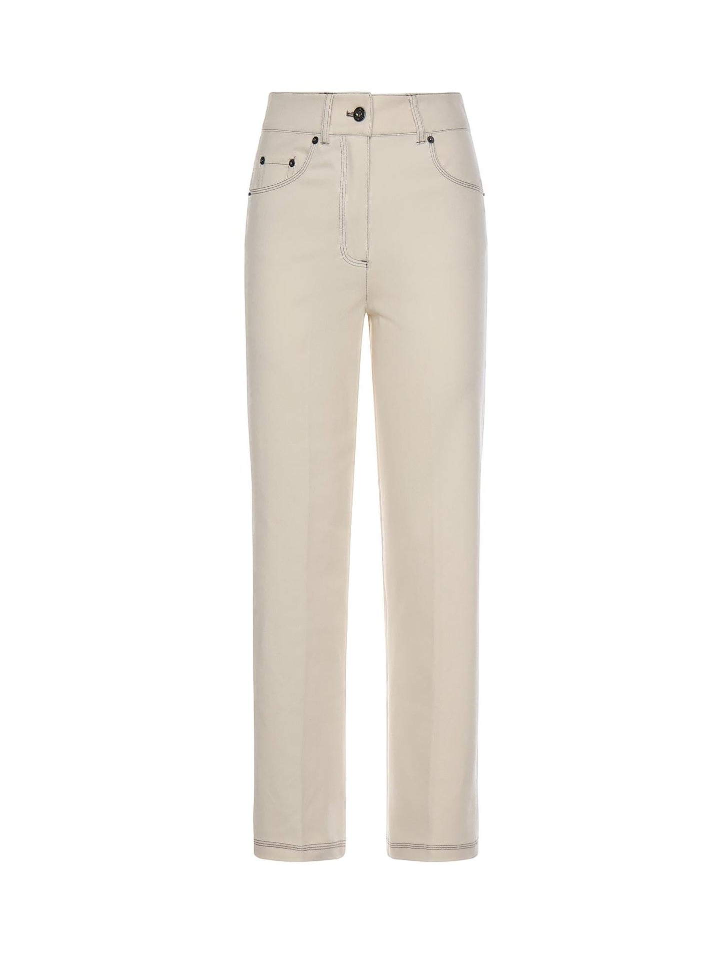 Pantalone in jersey effetto denim