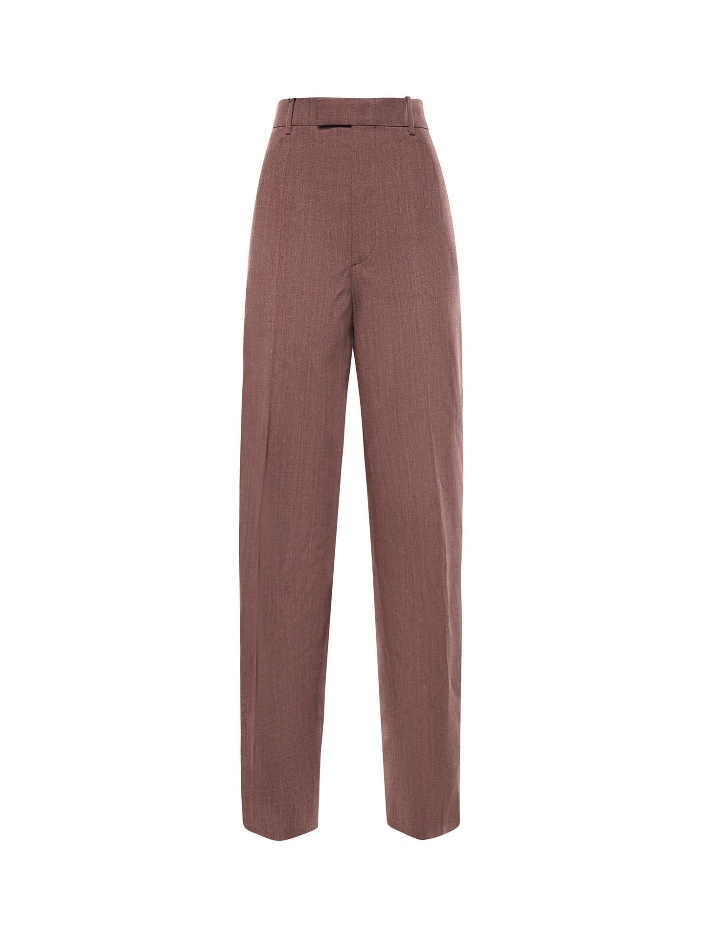 Pantaloni in lana e lino