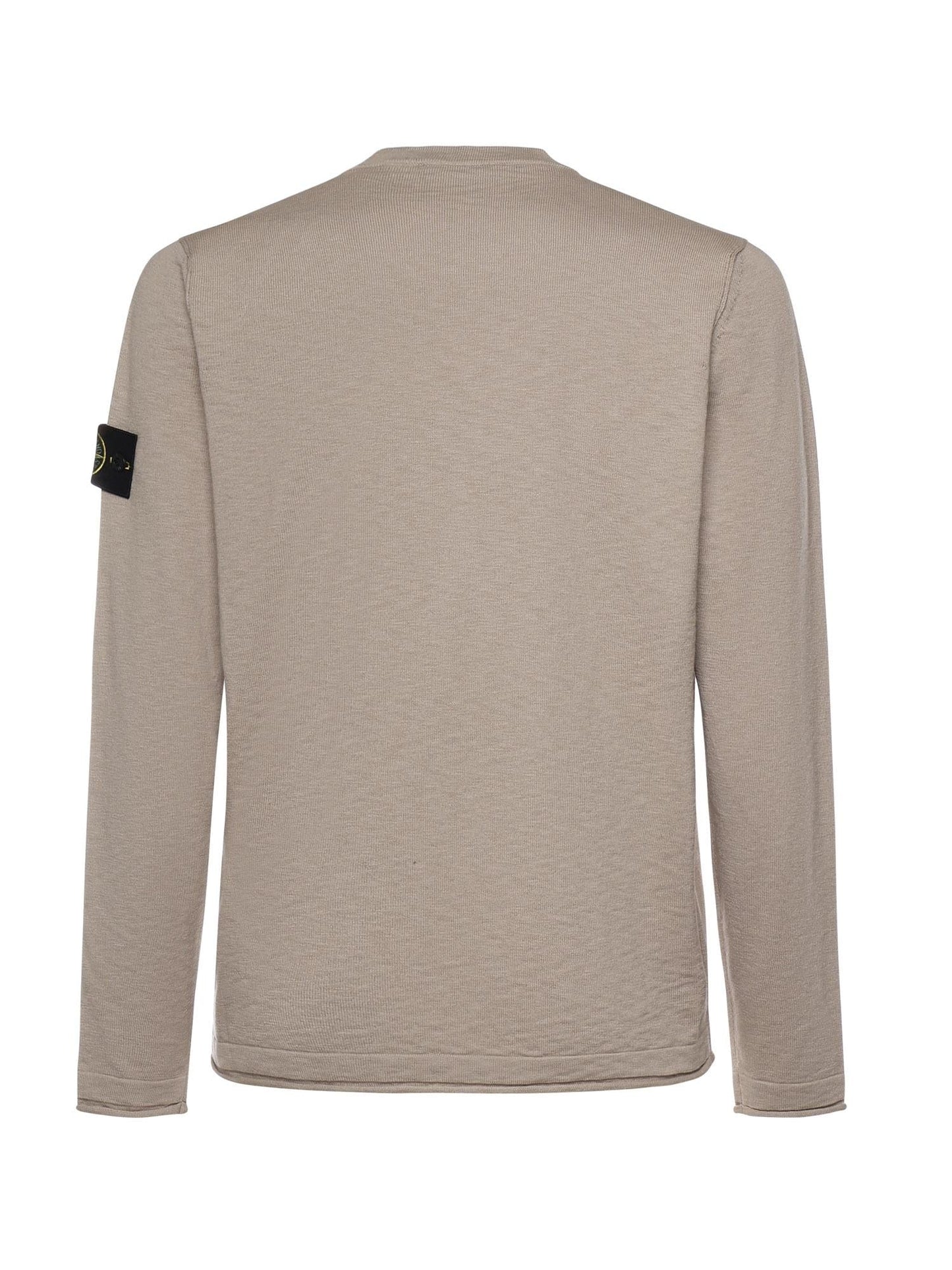 Maglione in cotone e nylon con logo