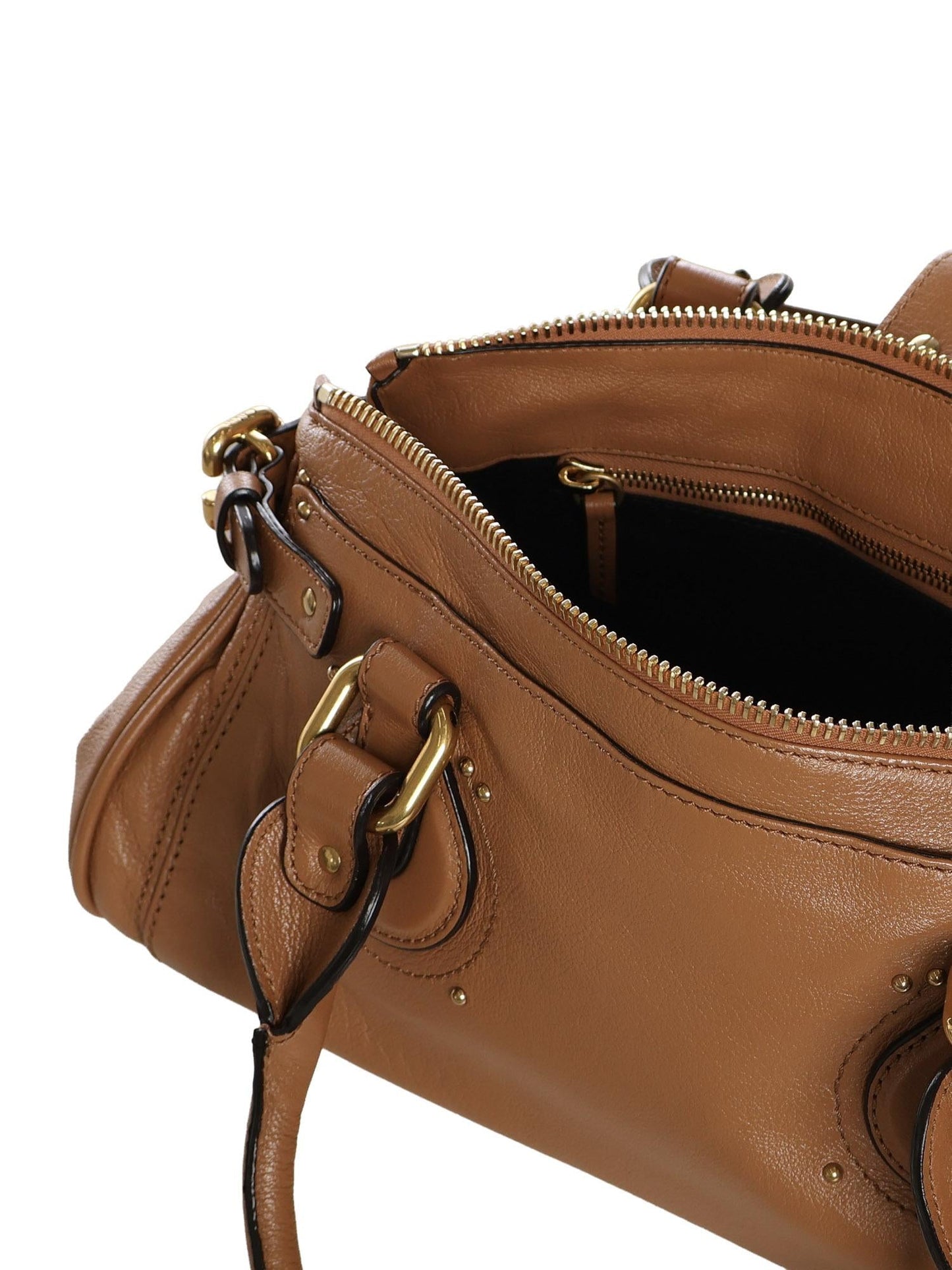 Borsa Paddington in pelle granata
