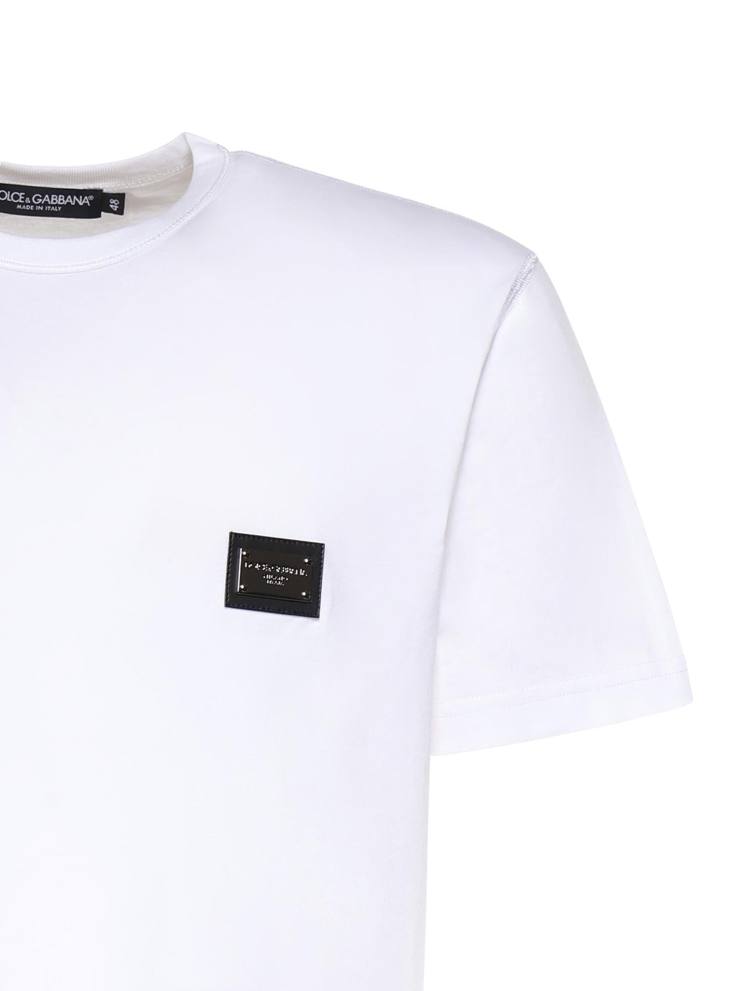 T-shirt in jersey di cotone con logo