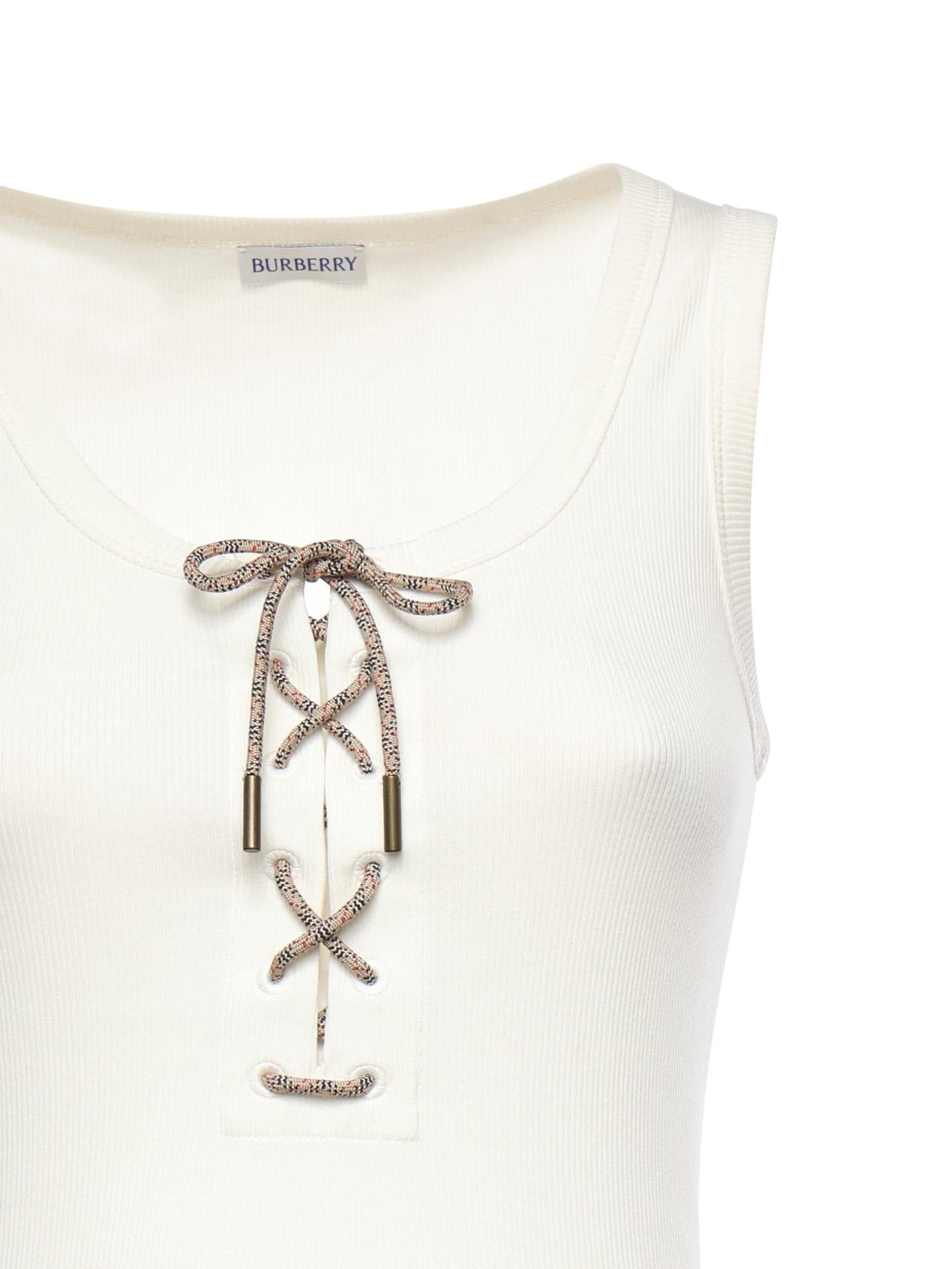 Tank top Cleo in misto cotone a coste