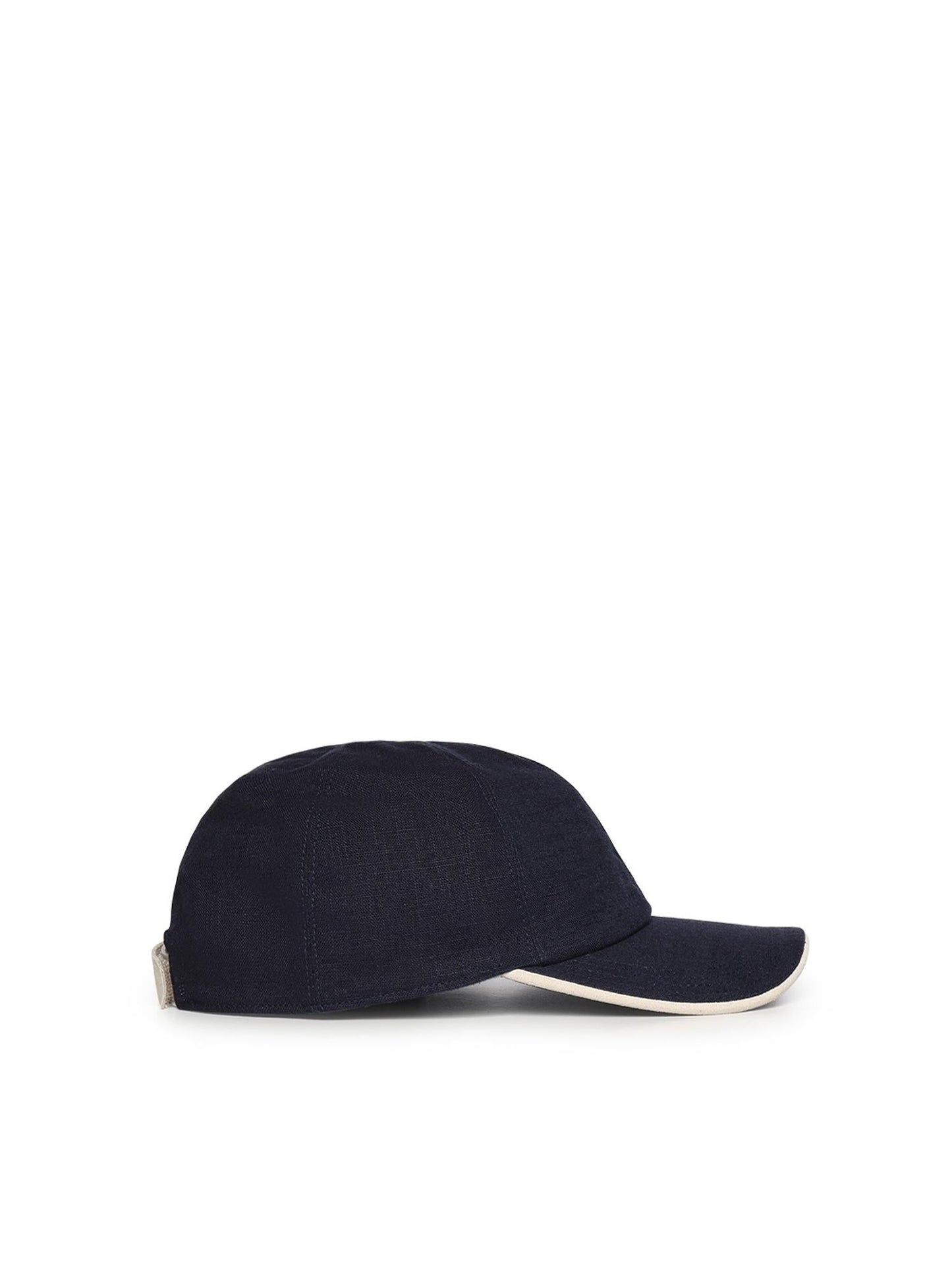 Cappello da baseball in lino e cotone