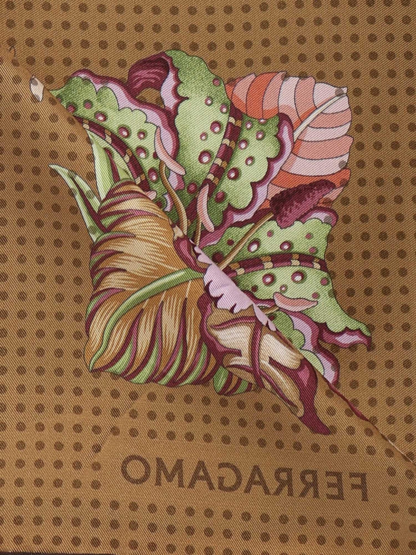 Foulard in seta con stampa