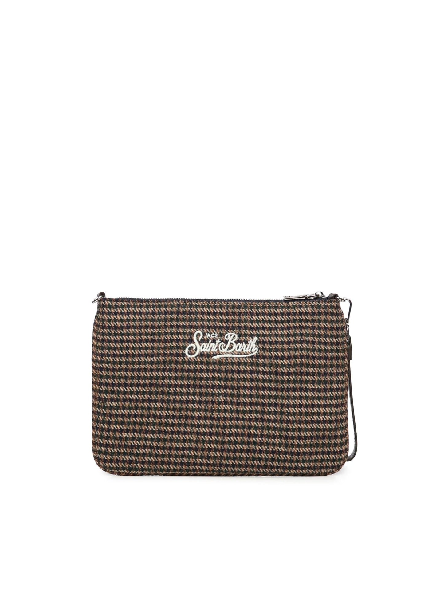 Pochette Parisienne wool con logo