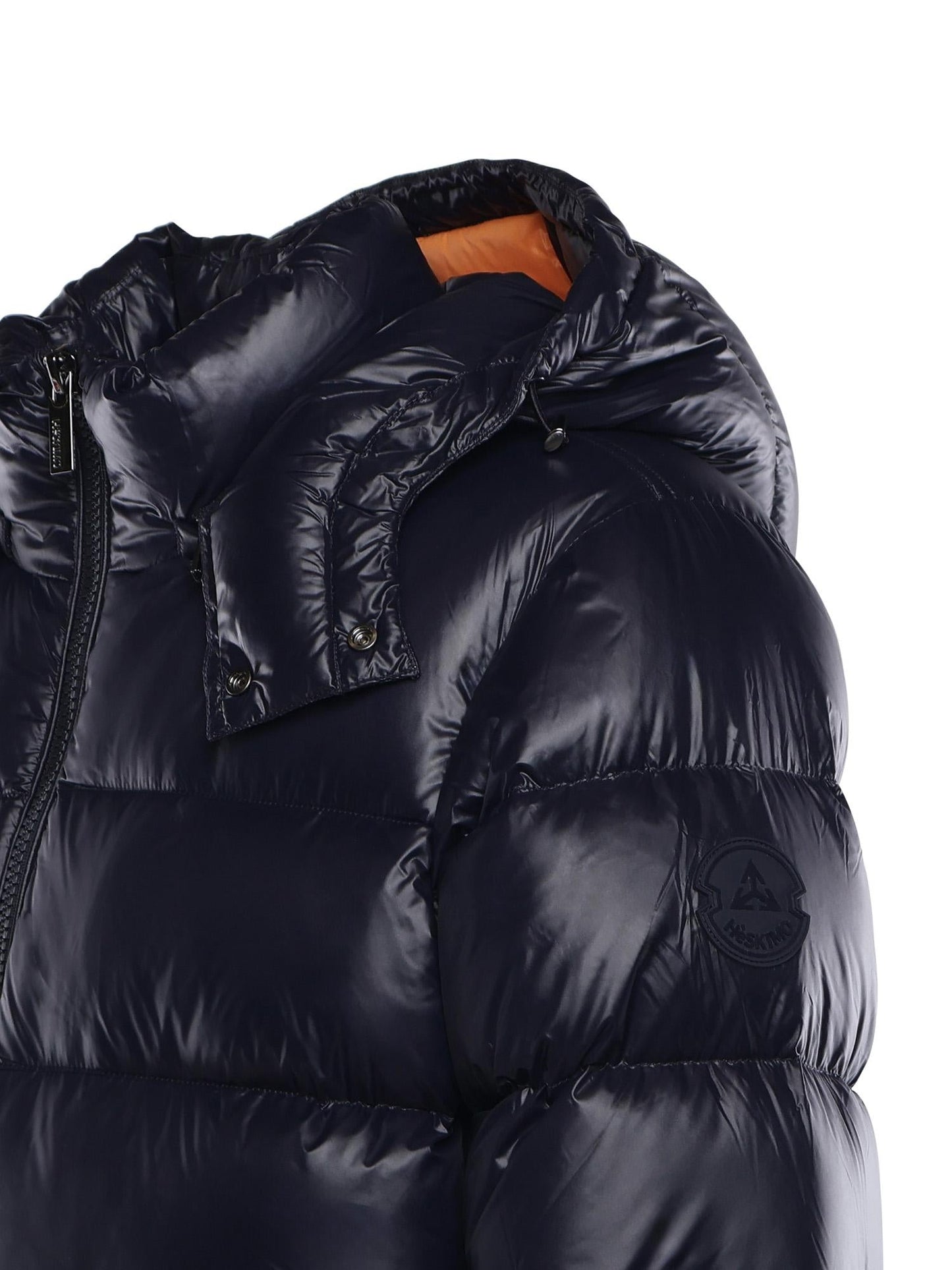 Piumino in nylon con logo