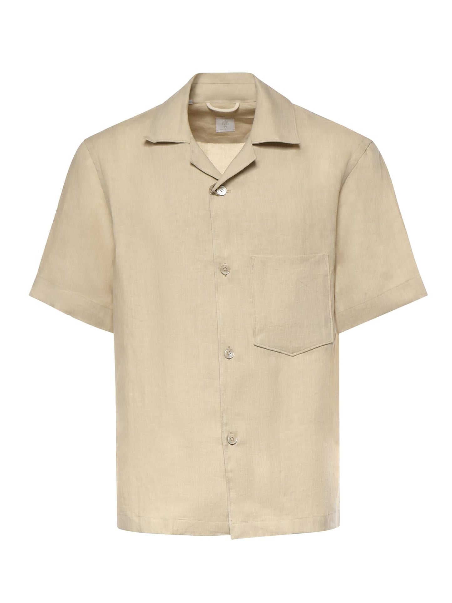 Camicia da bowling in lino