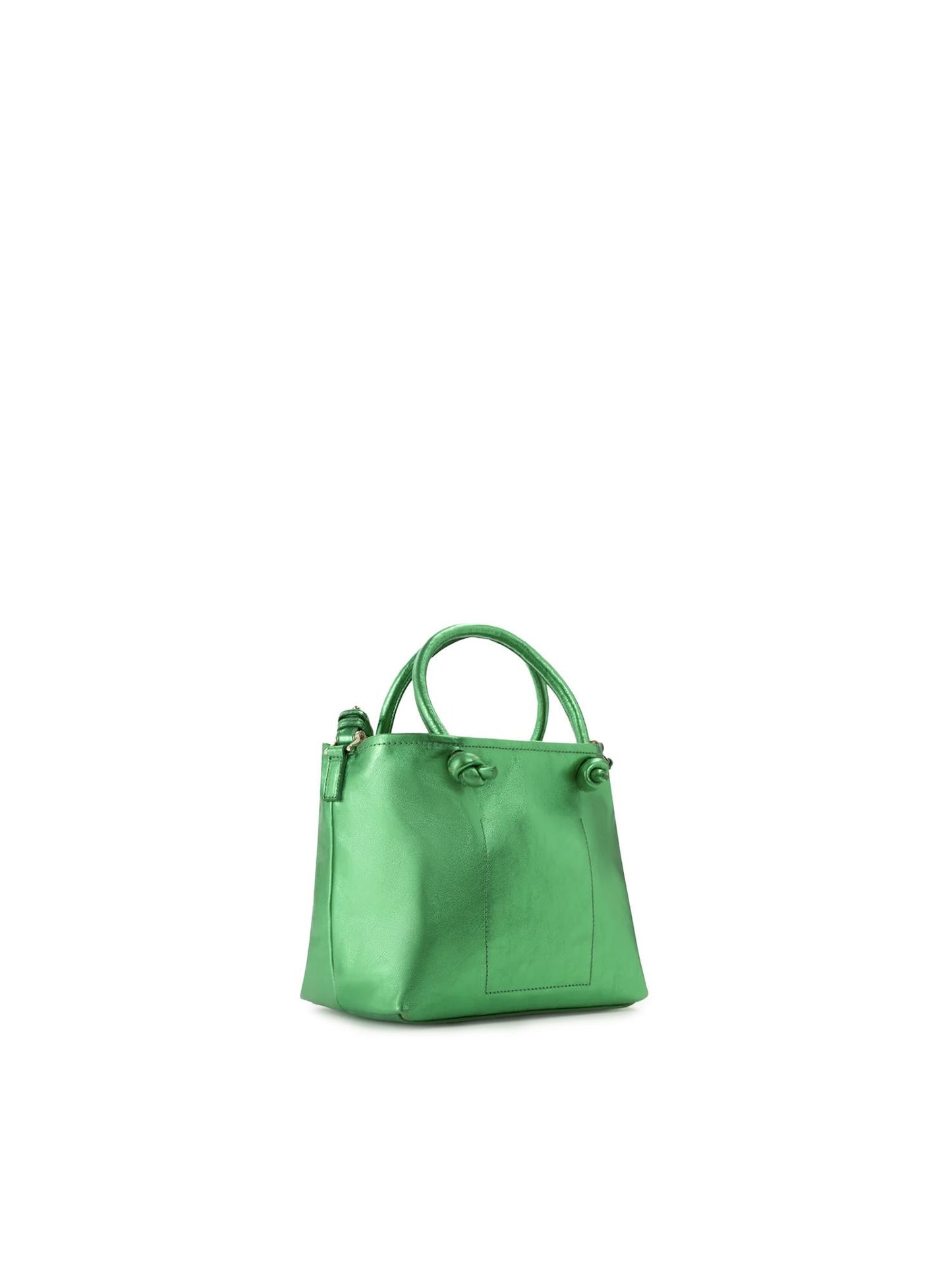 Mini bag in pelle con logo