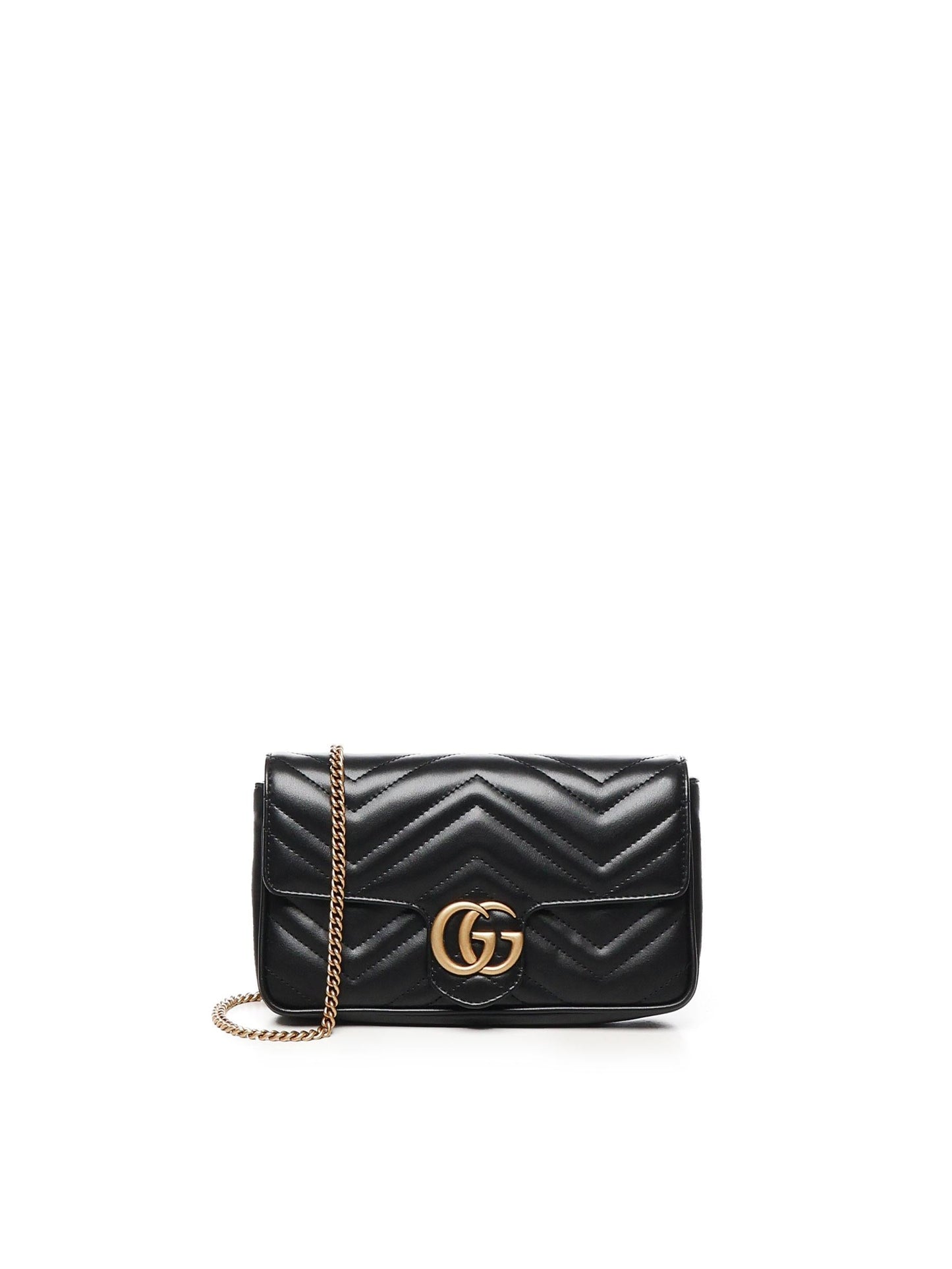 Borsa a spalla GG Marmont piccola in pelle