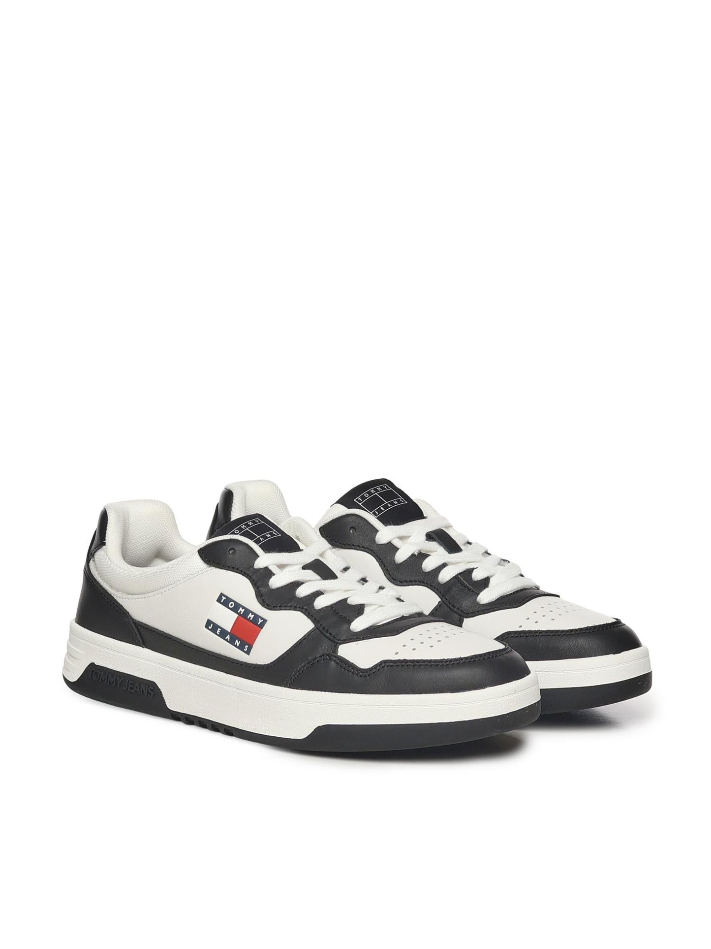 Sneakers in pelle con logo