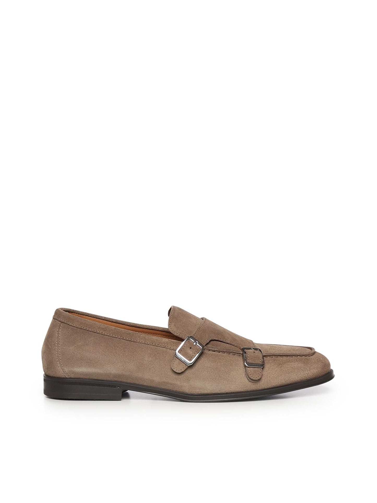 Mocassino doppia fibbia in suede