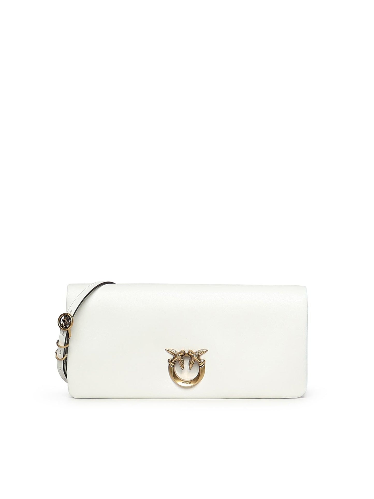 Pochette Love Bag Click Soft Horizontal in pelle