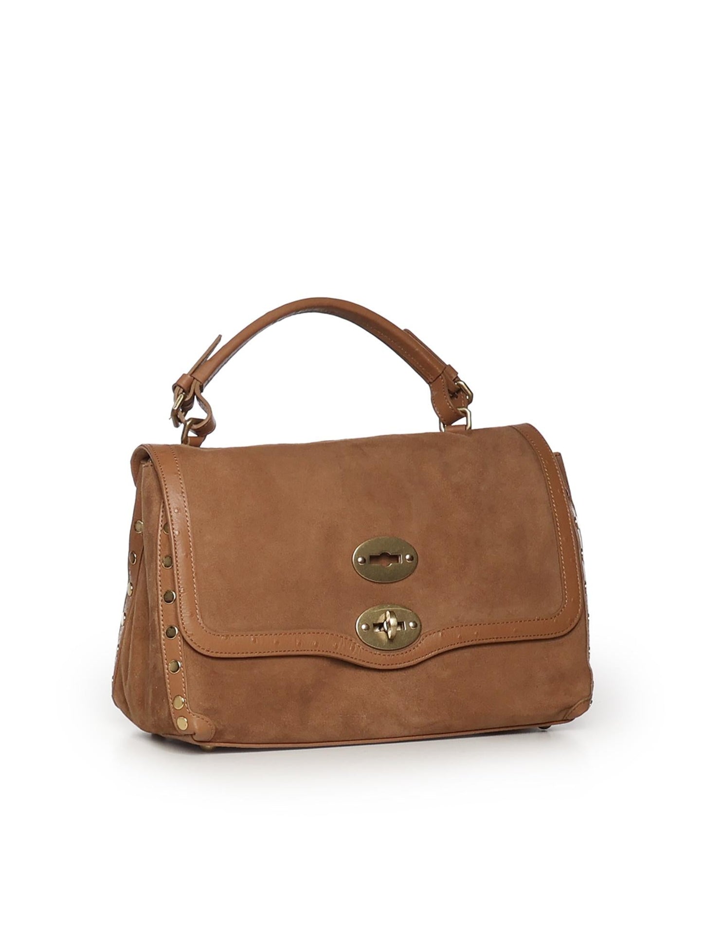 Borsa Postina® small in pelle zashmere® e cactus