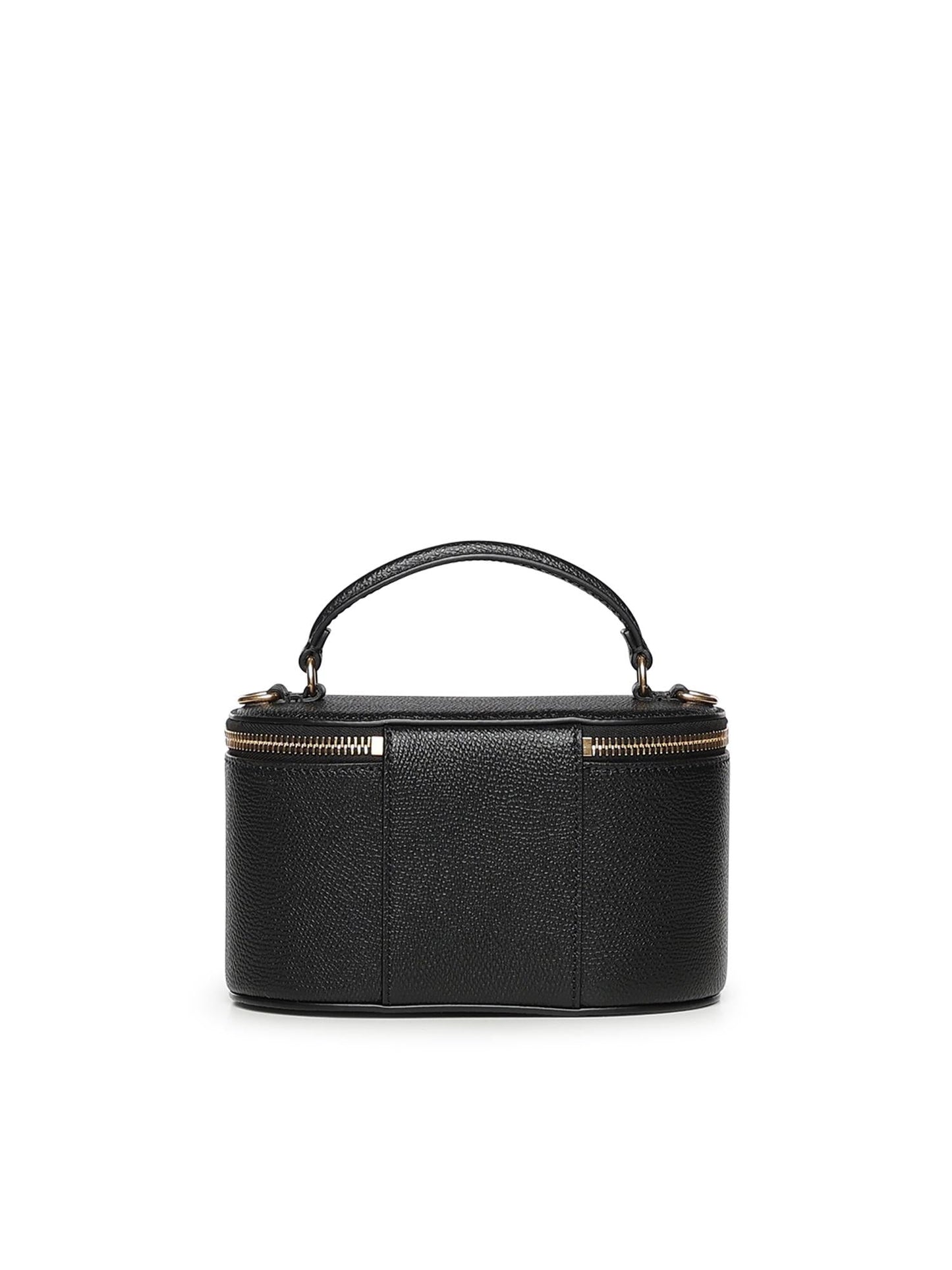 Mini Vanity Bag Vlogo Signature in vitello granato