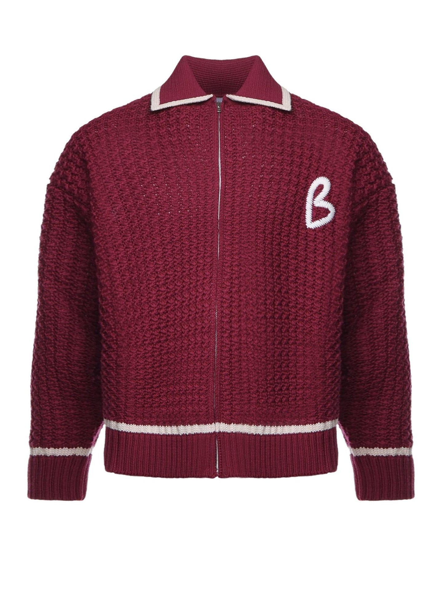 Giacca in maglia con zip