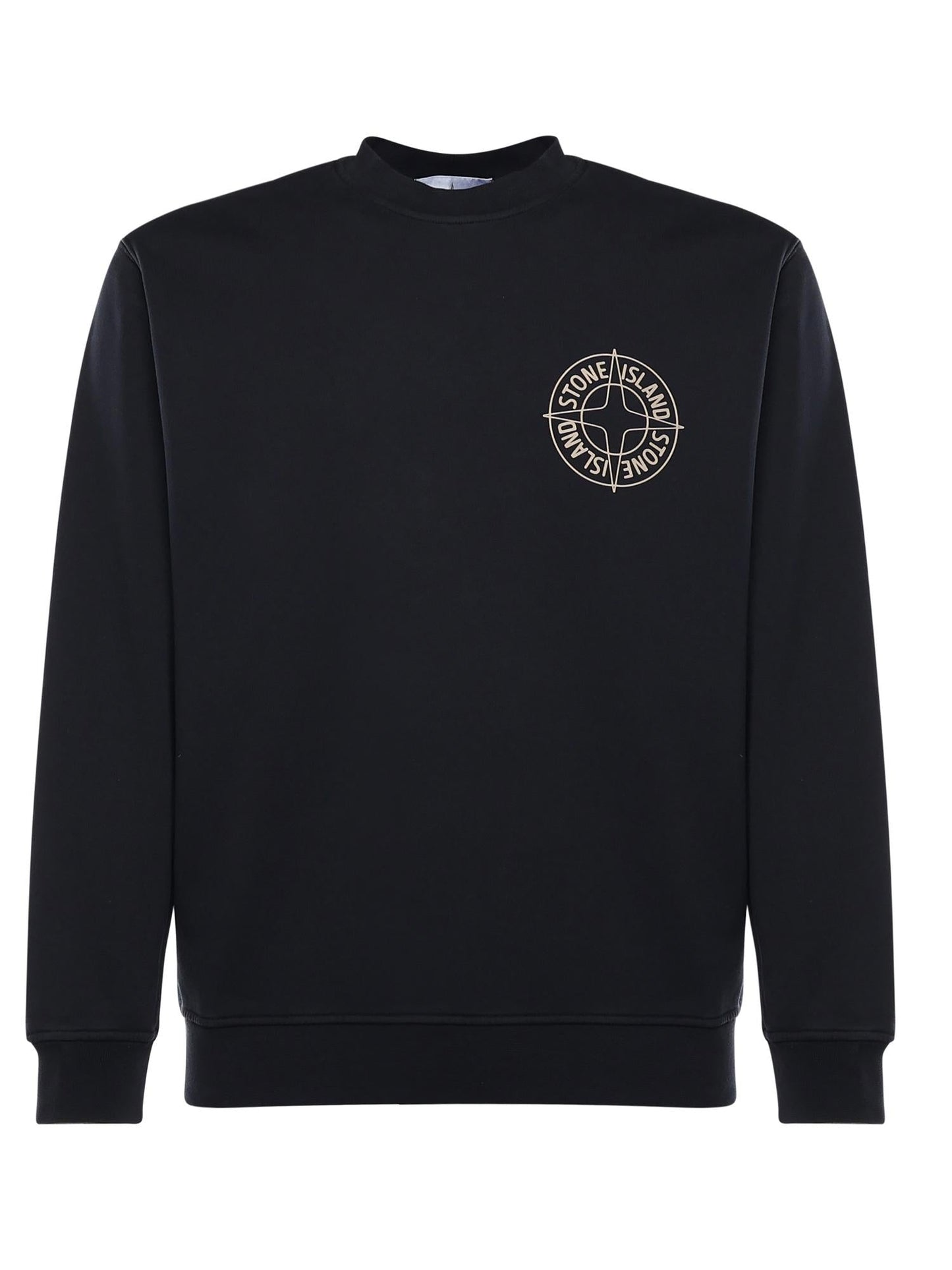 Felpa in cotone con stampa 'Outline Compass'