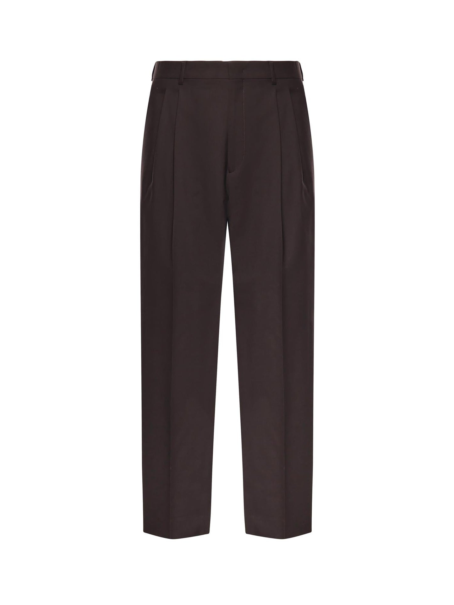 Pantaloni Mat in misto lana