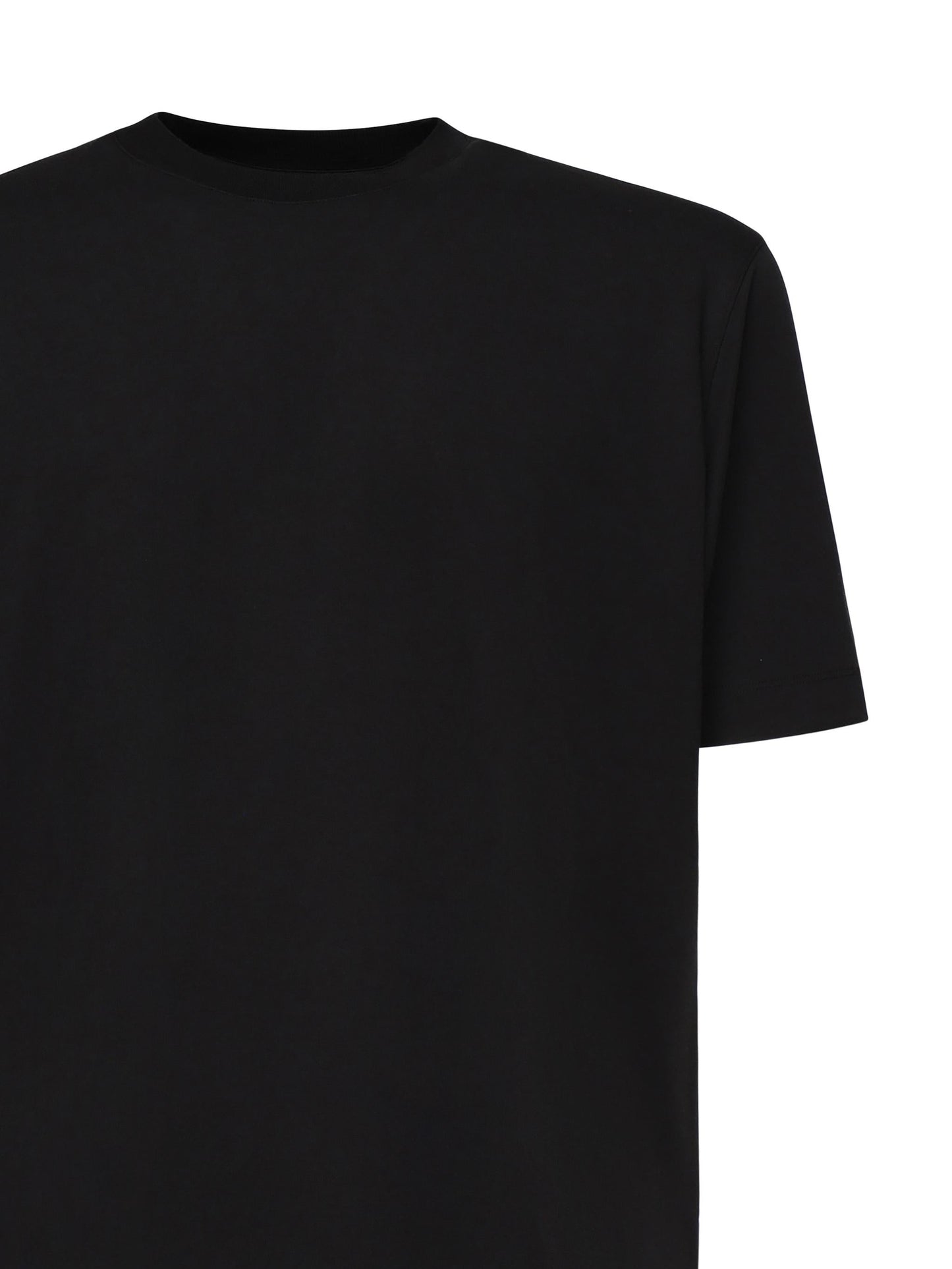T-shirt in cotone e seta