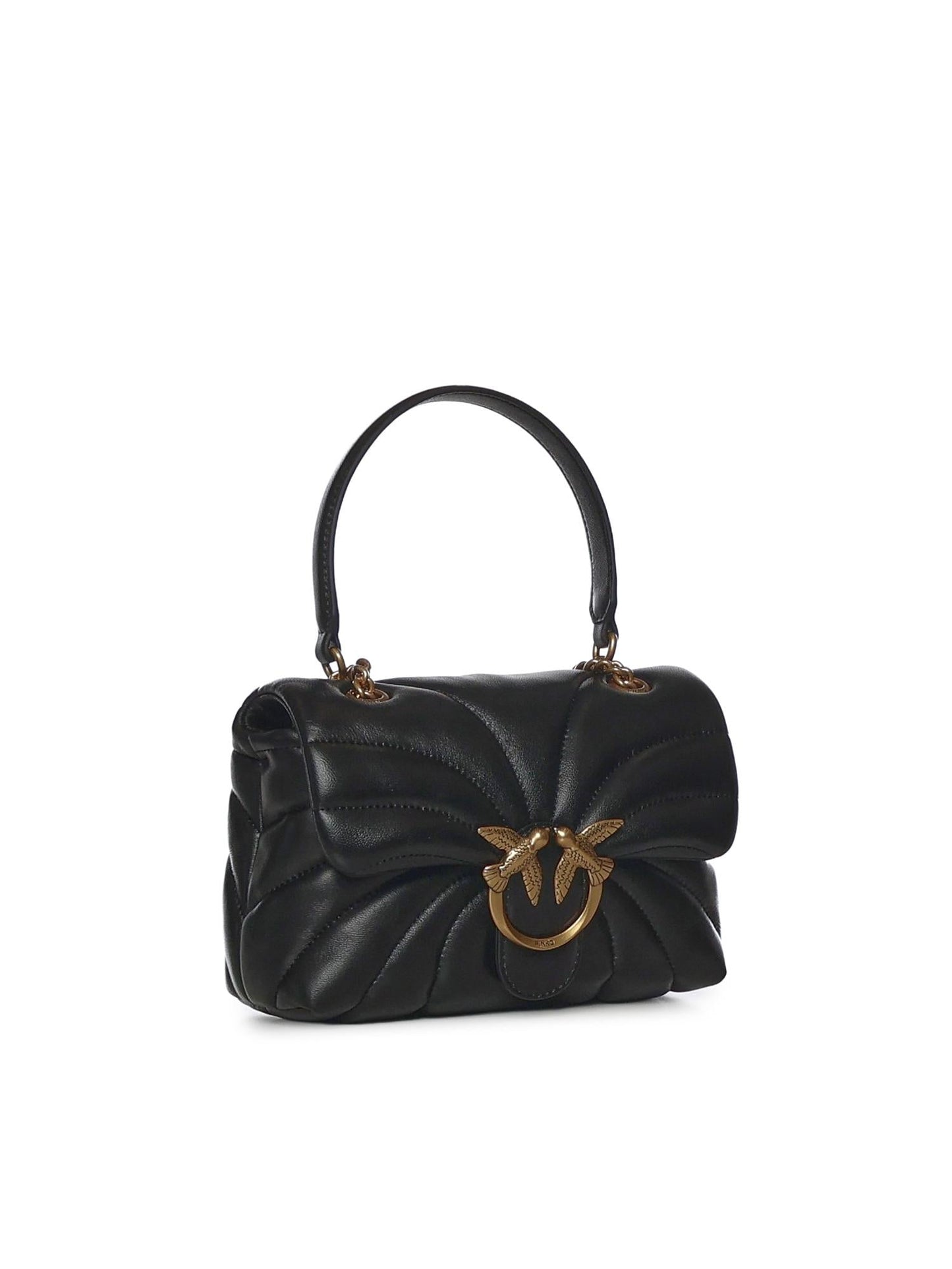 Mini bag Love Bag Puff Butterfly a tracolla in nappa