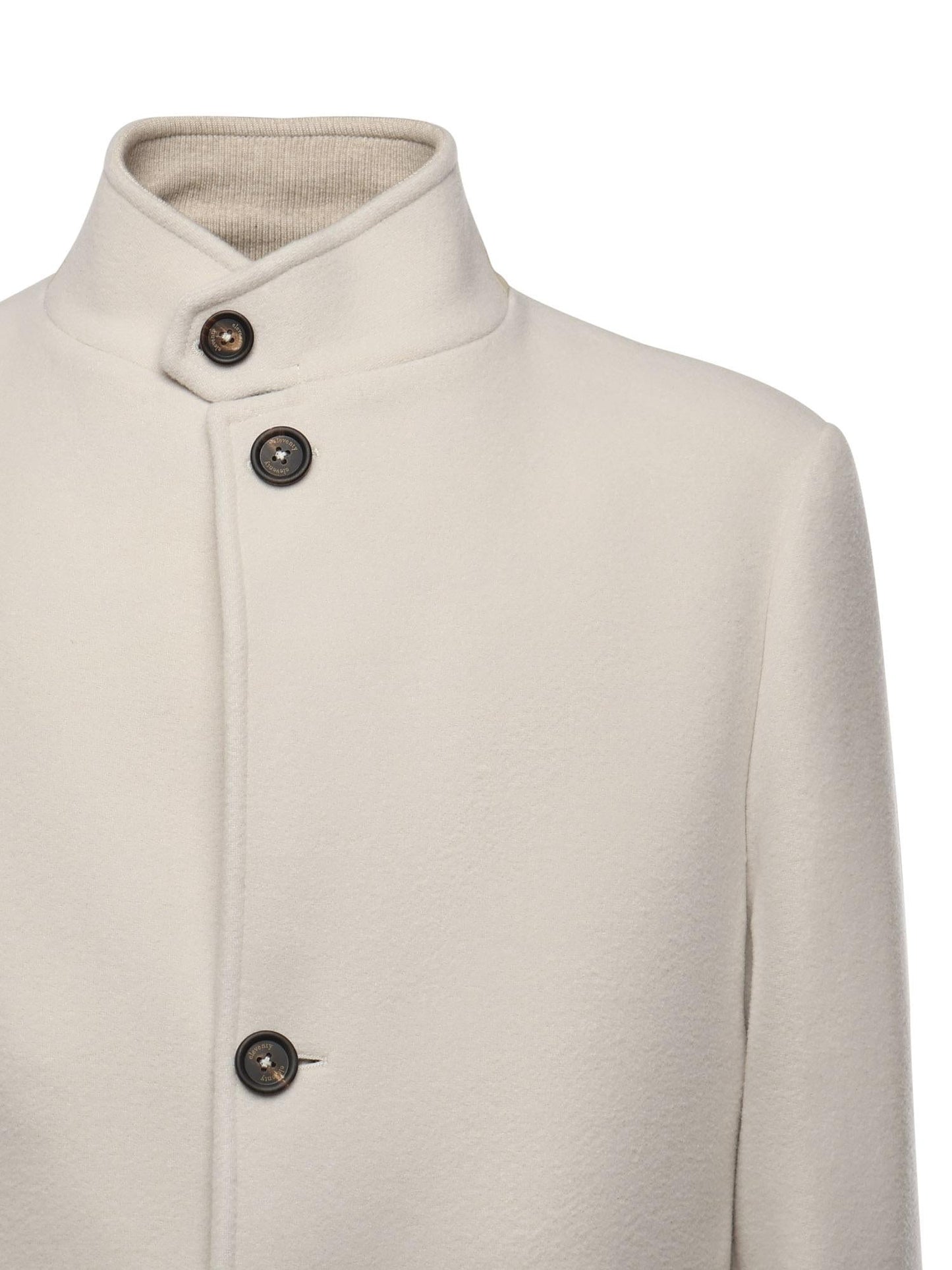 Cappotto monopetto in lana