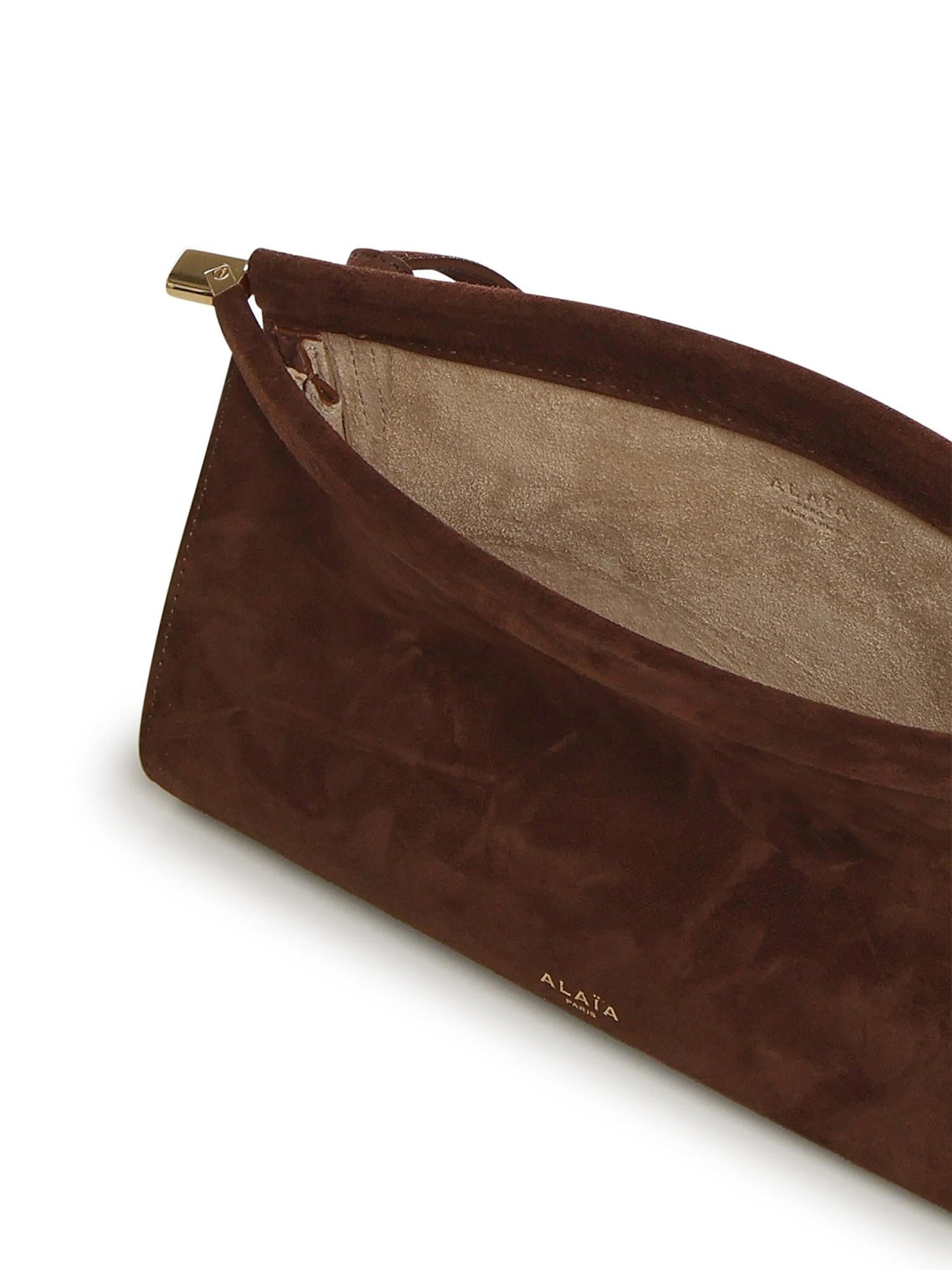 Borsa Le Click East West piccola in pelle scamosciata