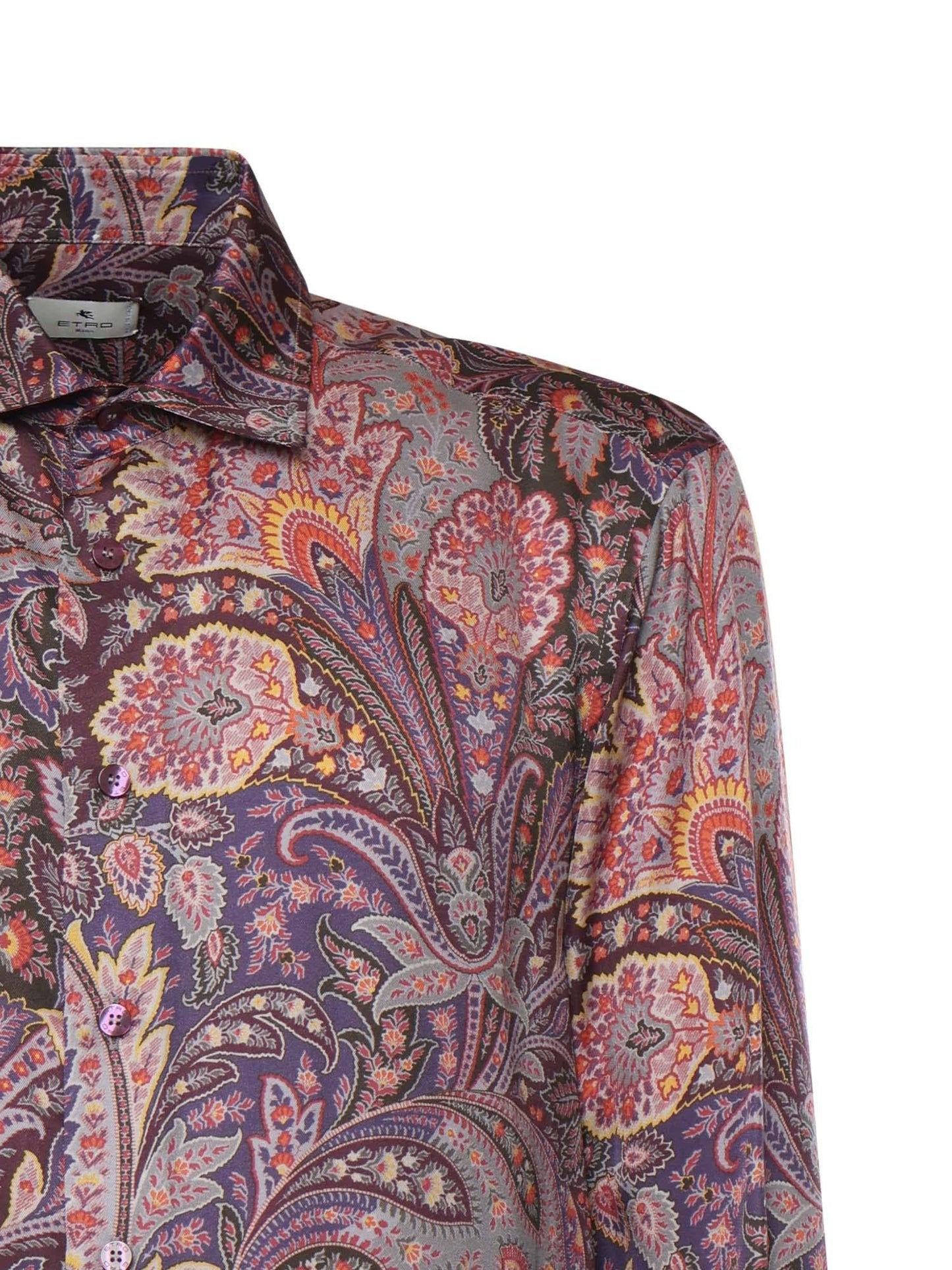 Camicia in viscosa con stampa