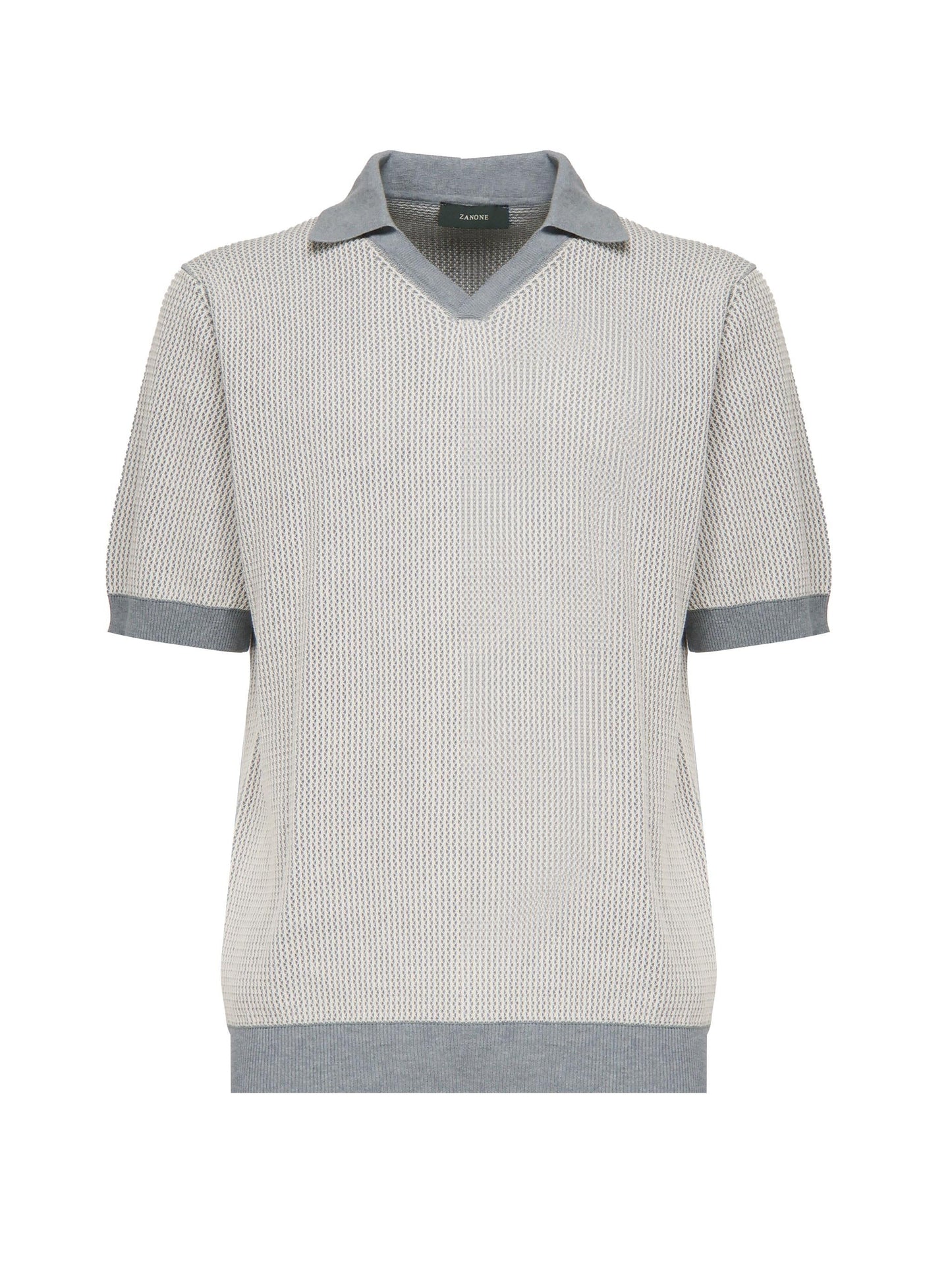 Polo in crêpe di cotone