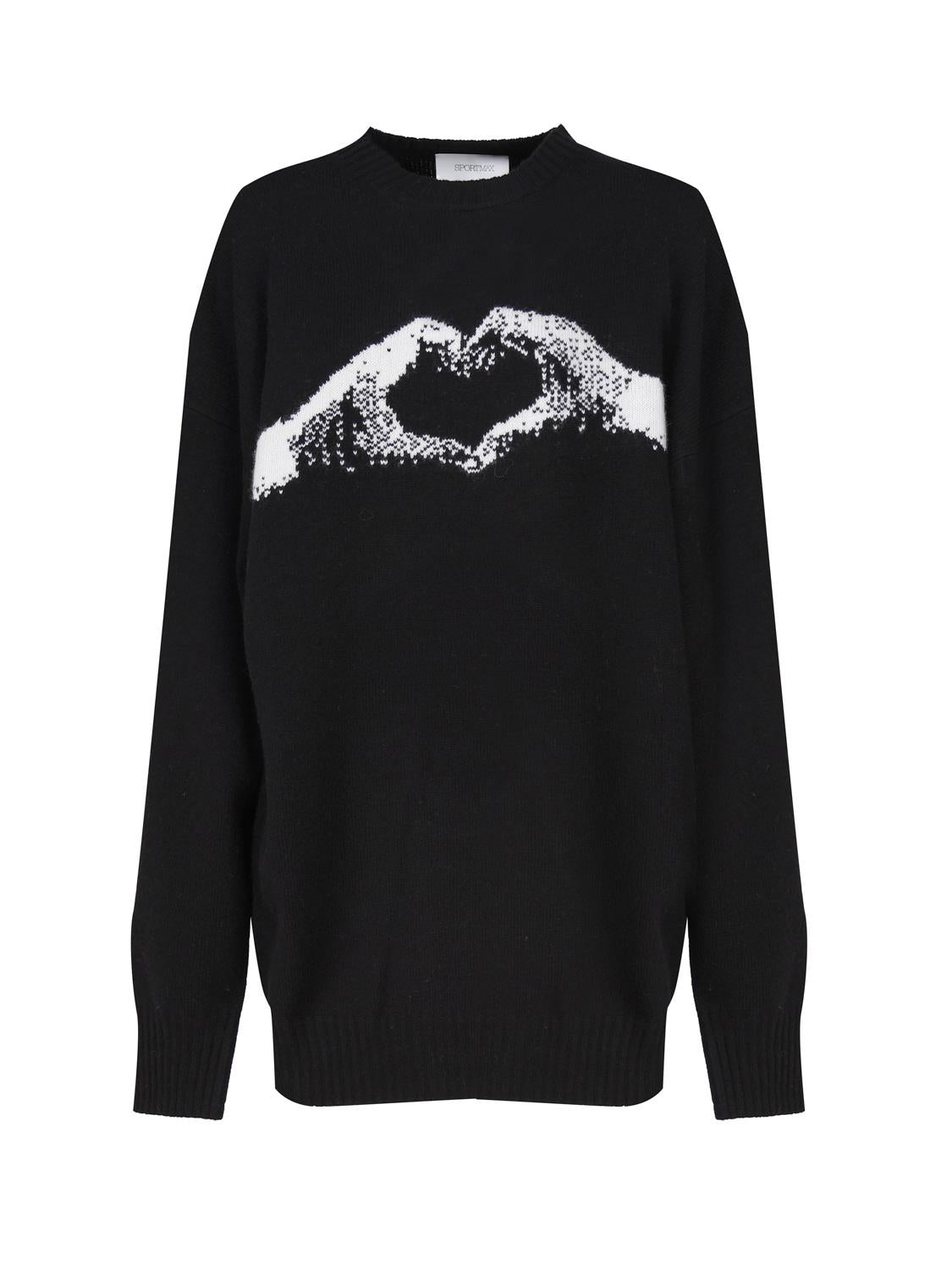 Abito oversize in misto cashmere