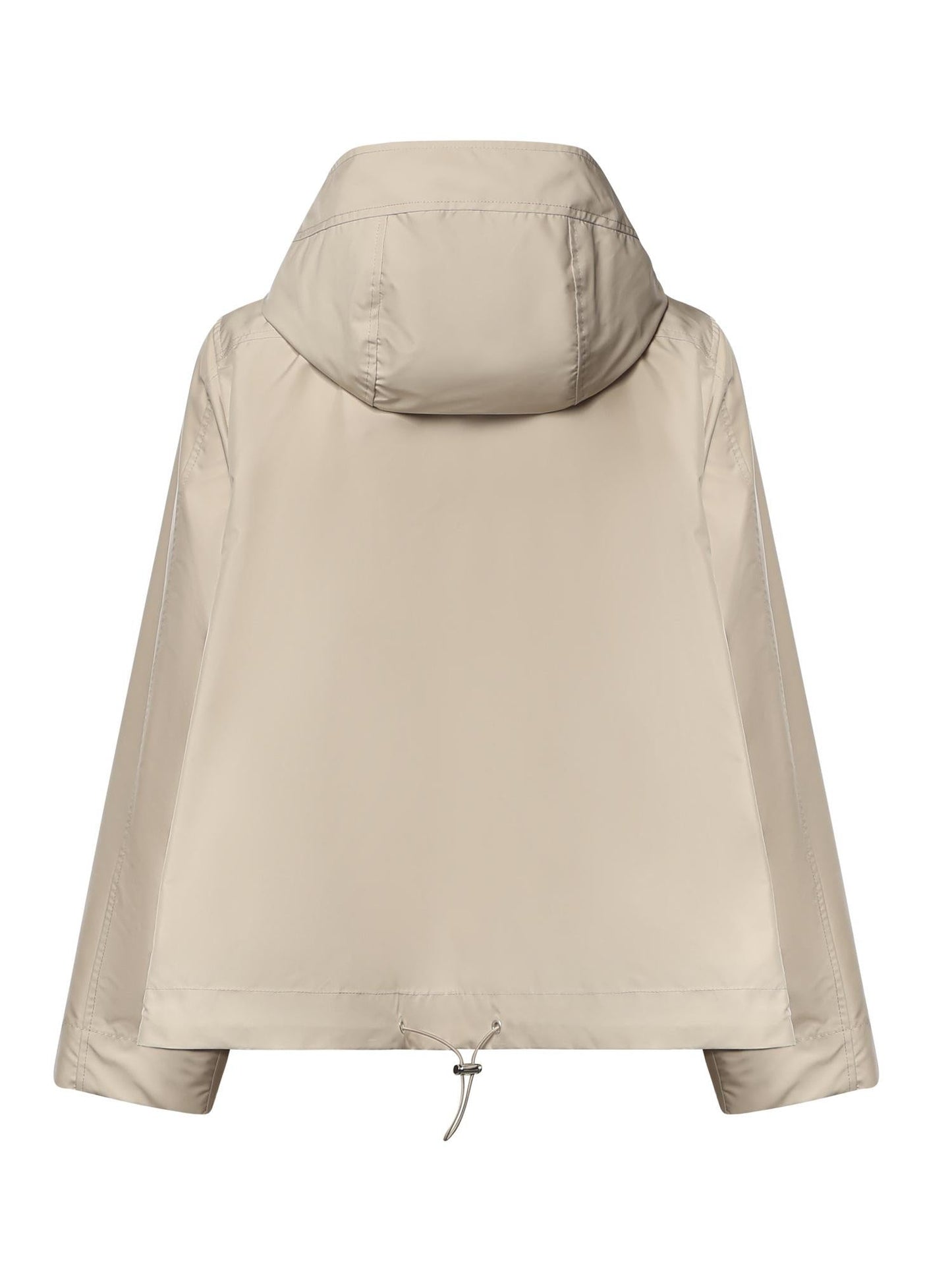 Parka cropped in popeline tecnico