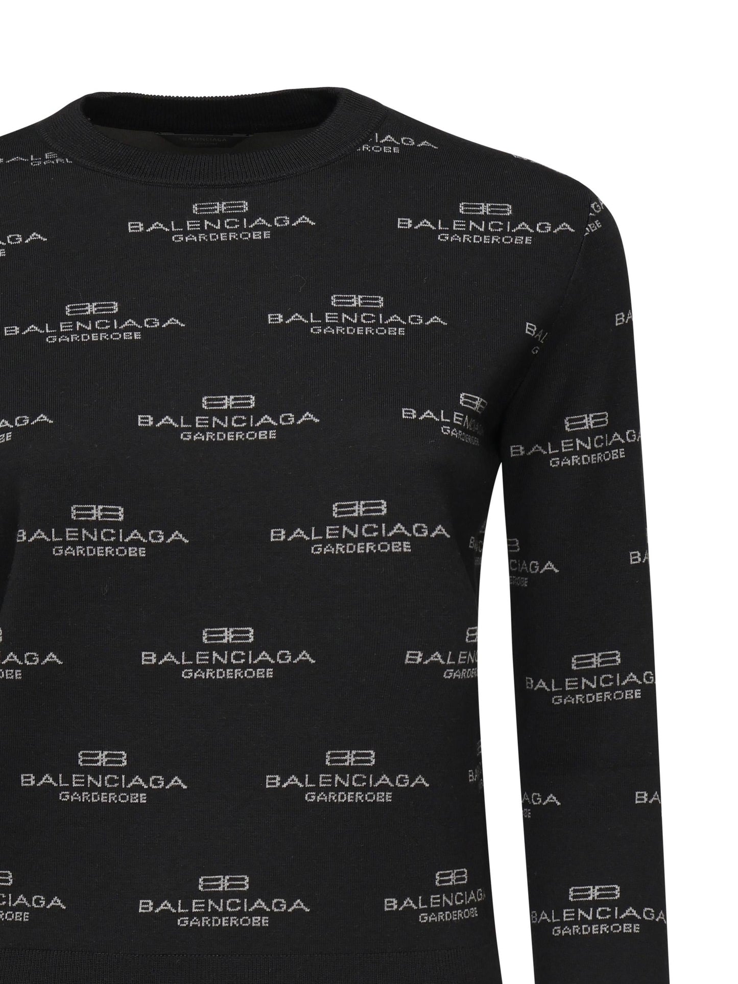 Maglione con logo all-over