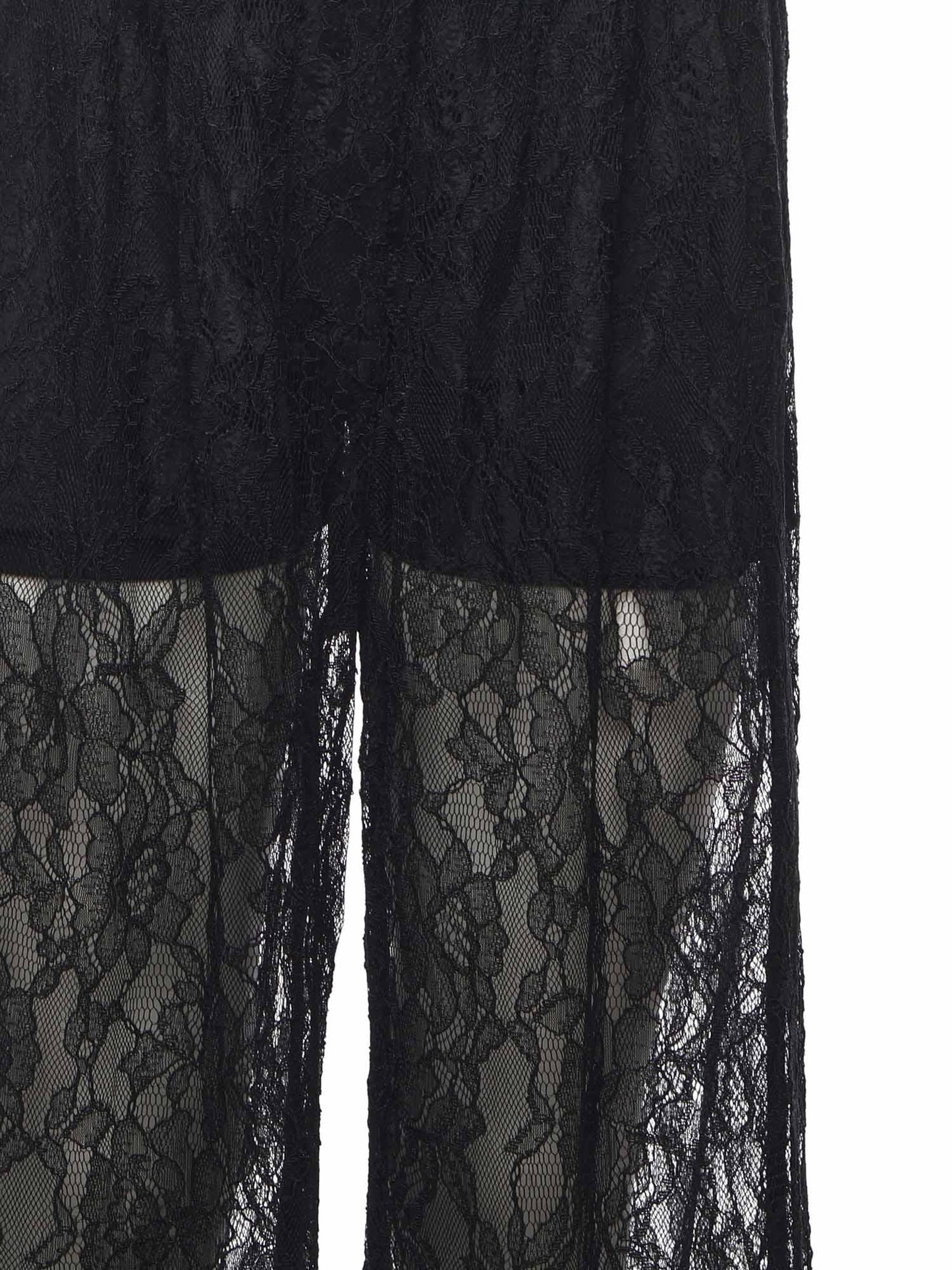 Pantaloni ampi in pizzo