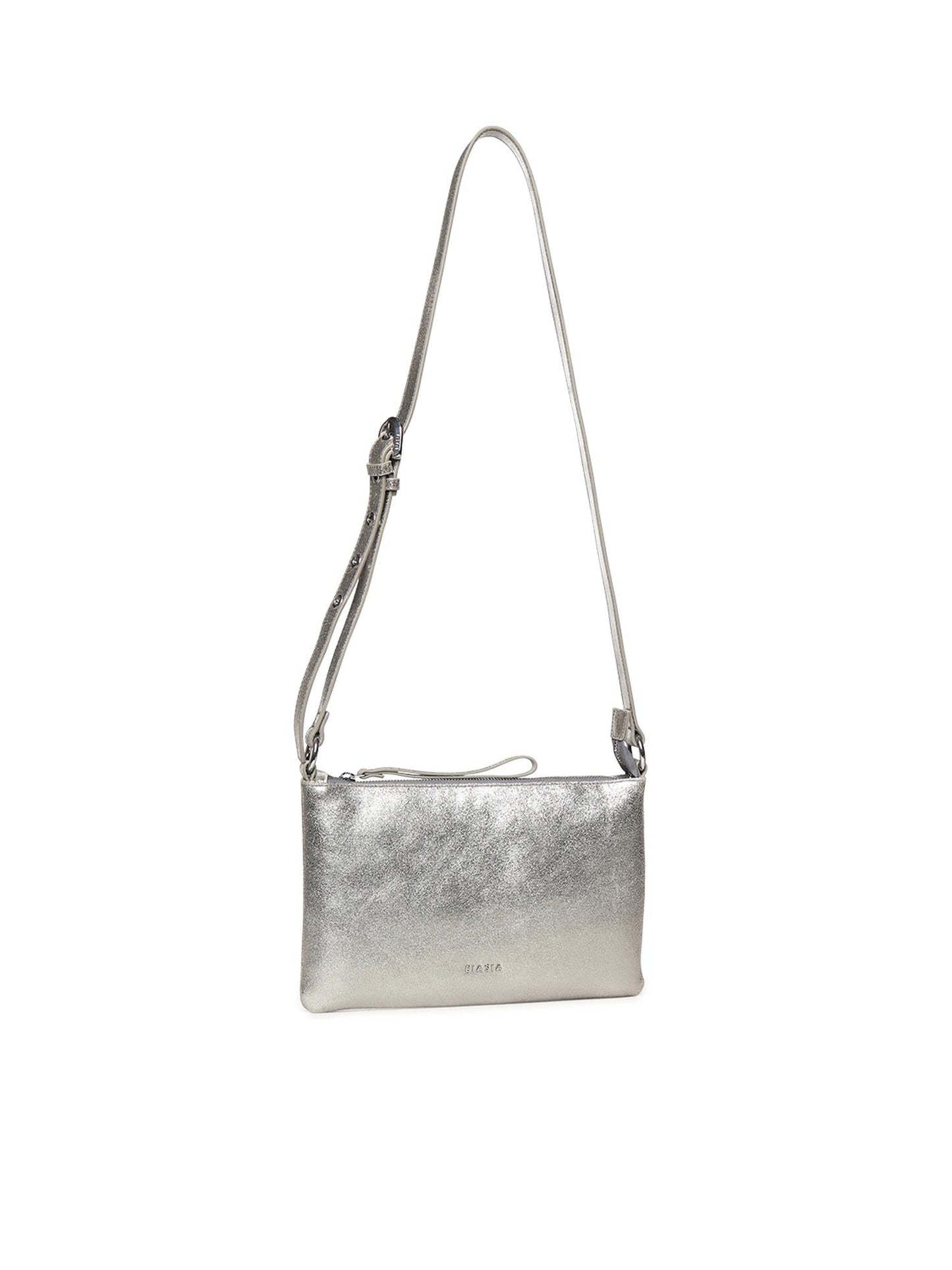 Pochette Flat in pelle