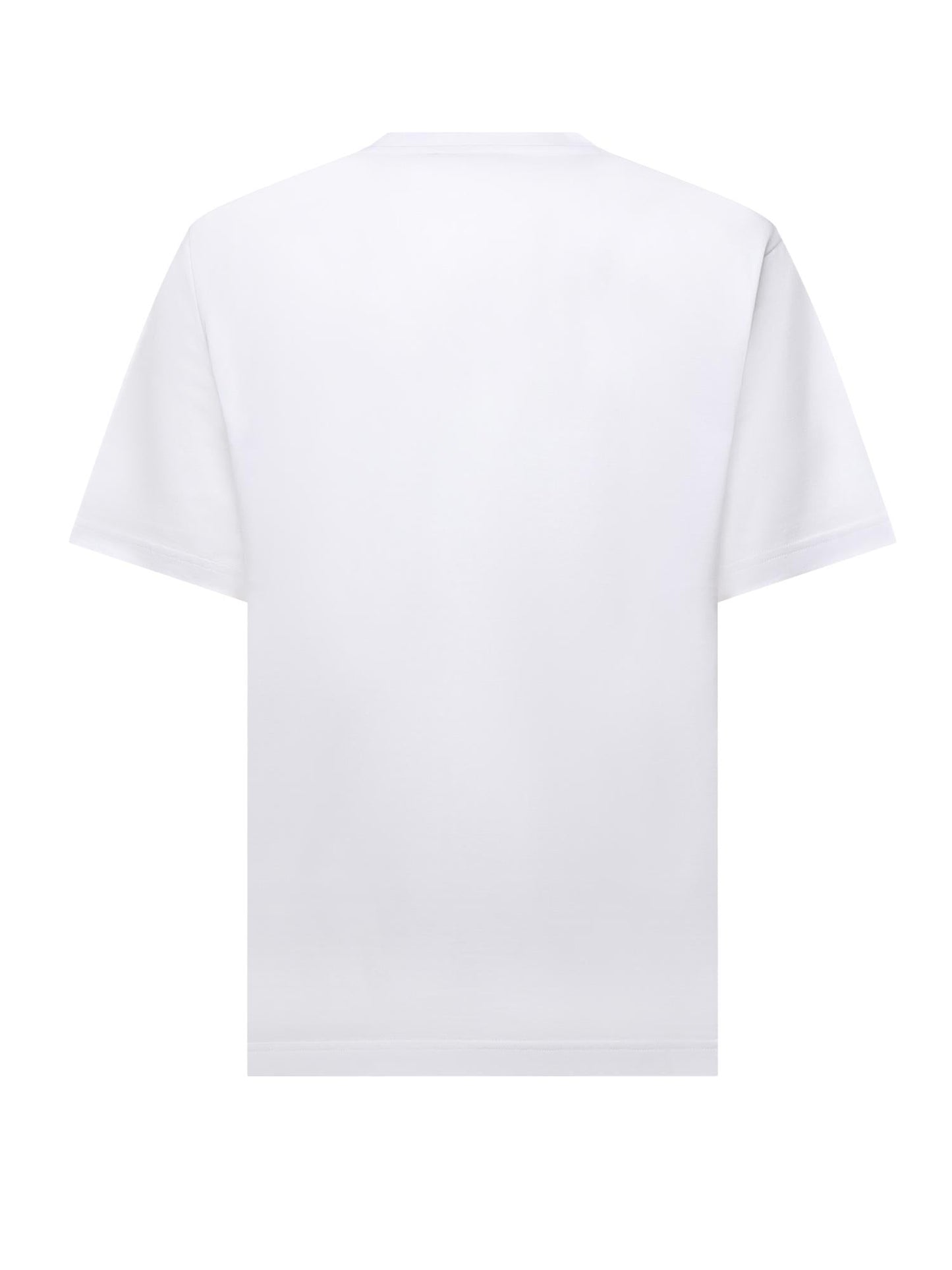 T-shirt in cotone con patch logo